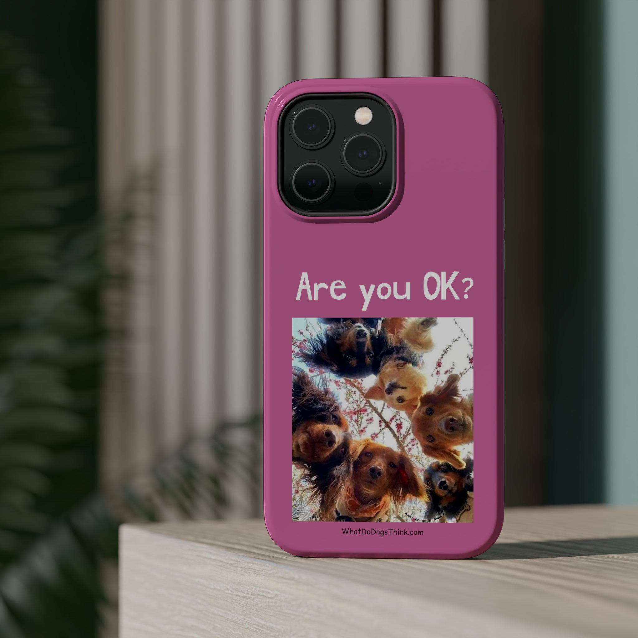 Are you OK? Pink Mag Safe Tough Cases