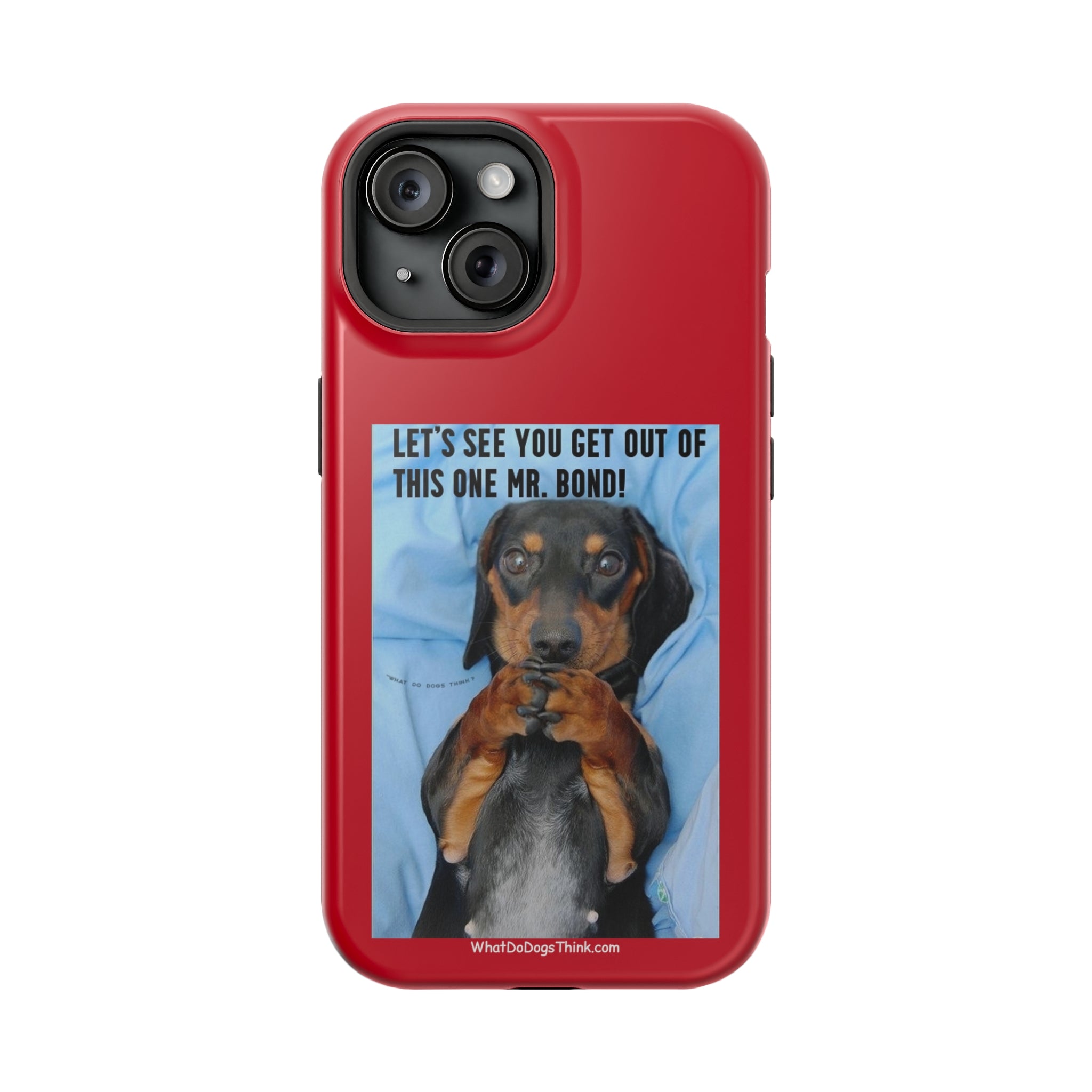 Mr. Bond Red MagSafe Tough Cases
