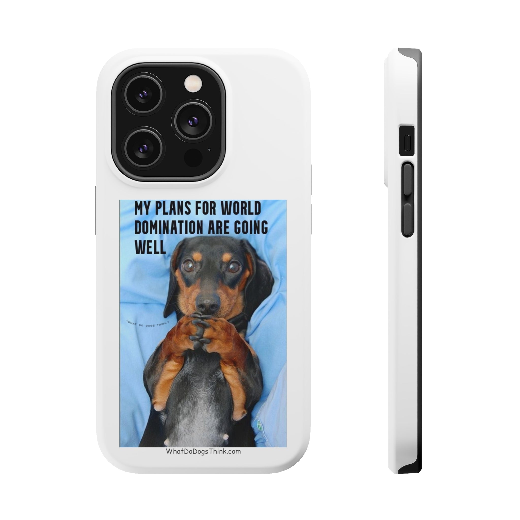 World Domination White MagSafe Tough Cases