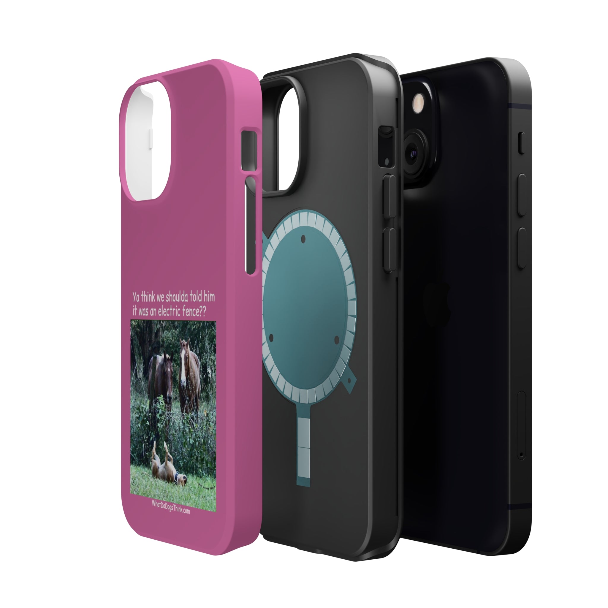 Electric Fence Pink MagSafe Tough Cases