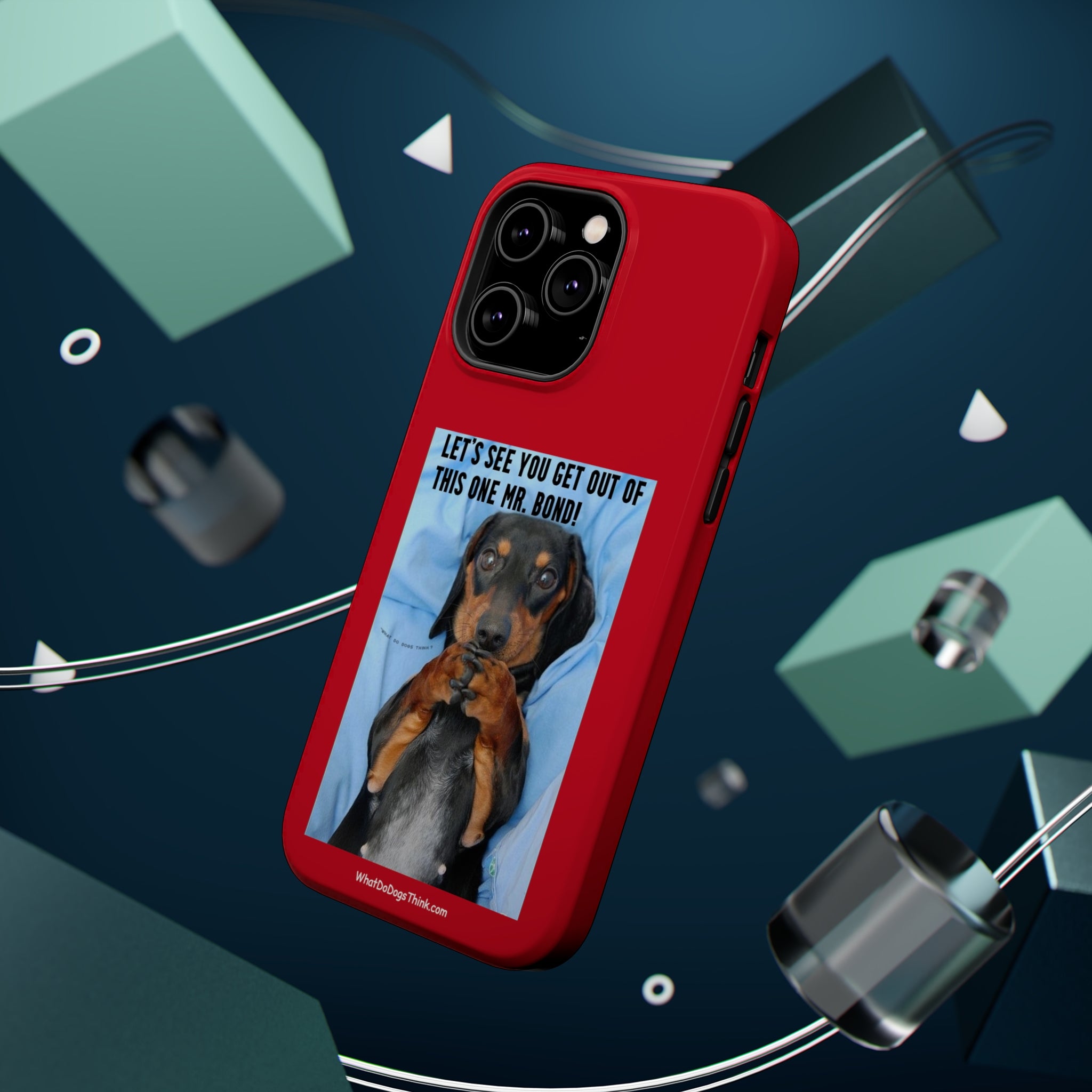Mr. Bond Red MagSafe Tough Cases