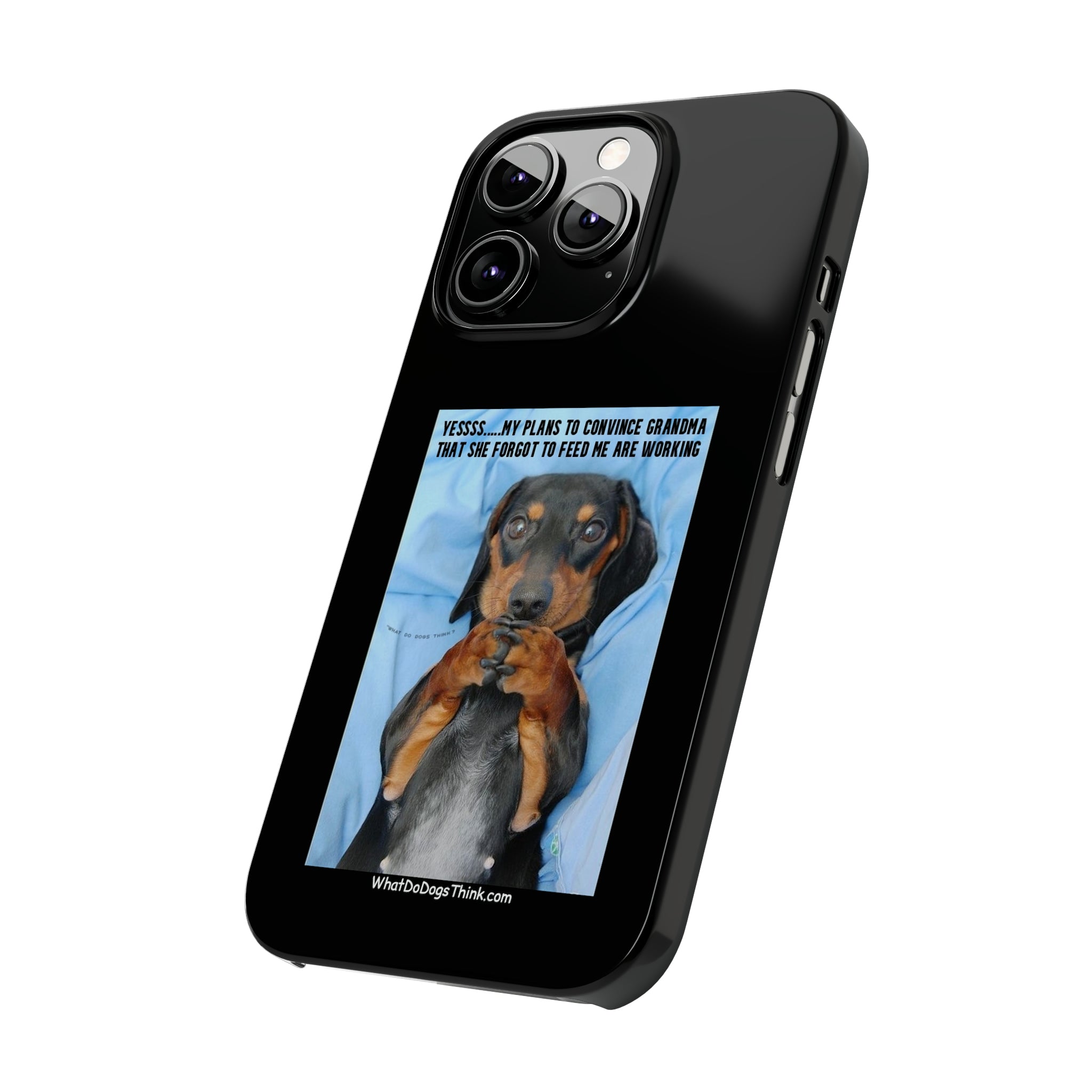 Grandma Black Slim Phone Cases
