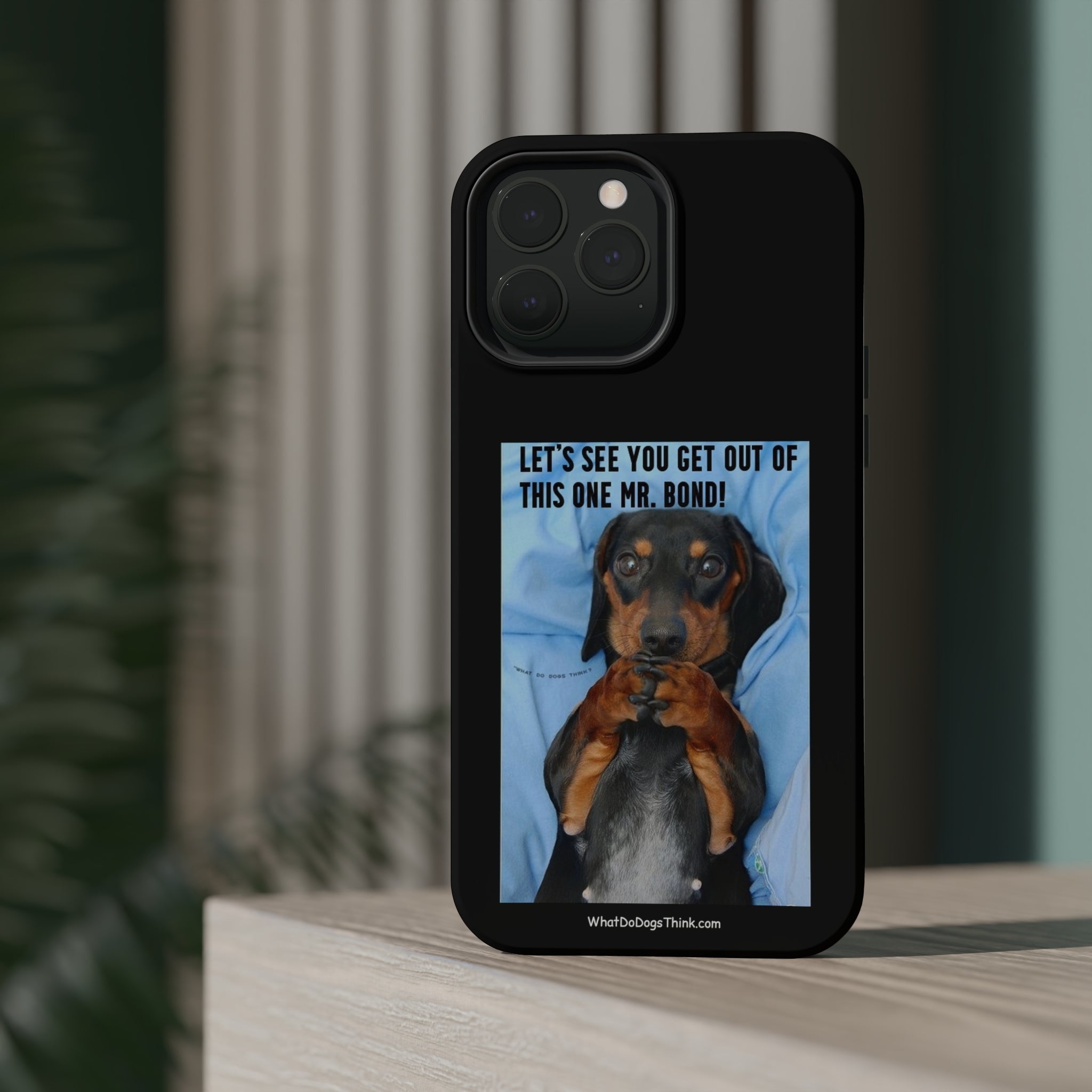 Mr. Bond Black MagSafe Tough Cases