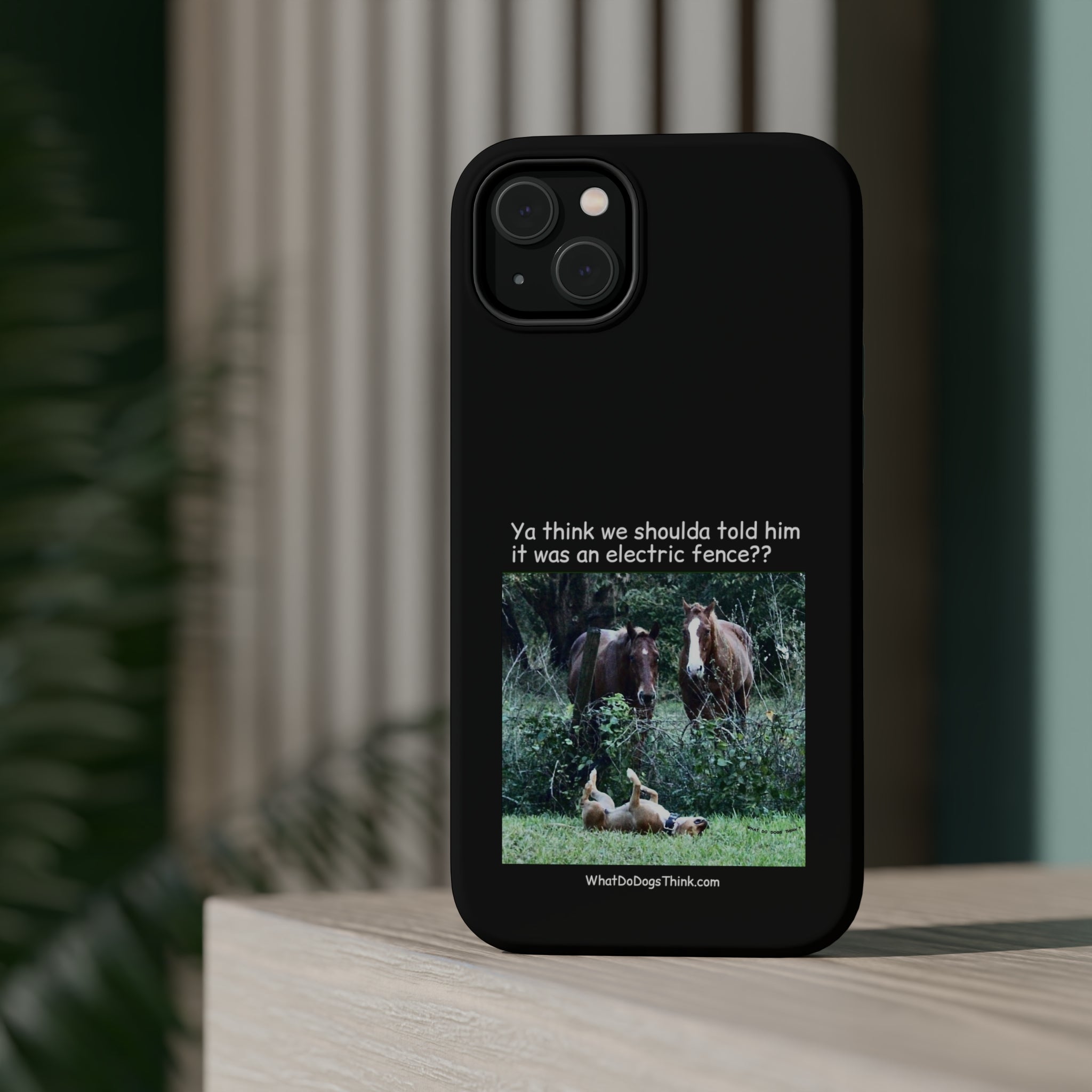 Electric Fence Black MagSafe Tough Cases