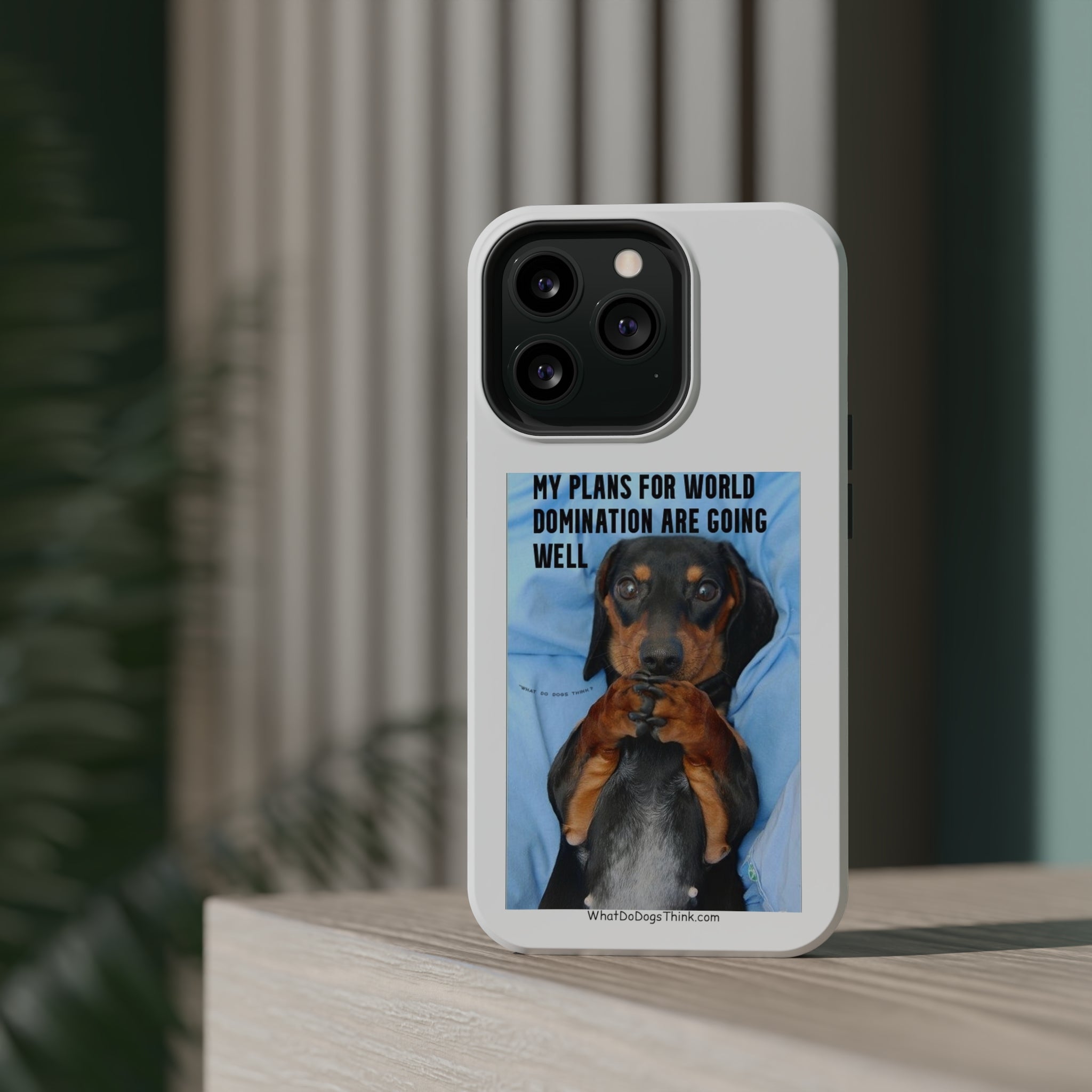 World Domination White MagSafe Tough Cases