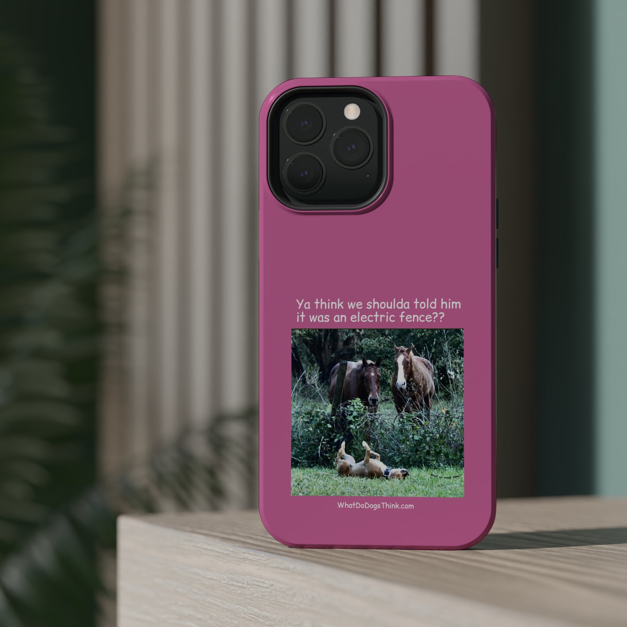 Electric Fence Pink MagSafe Tough Cases