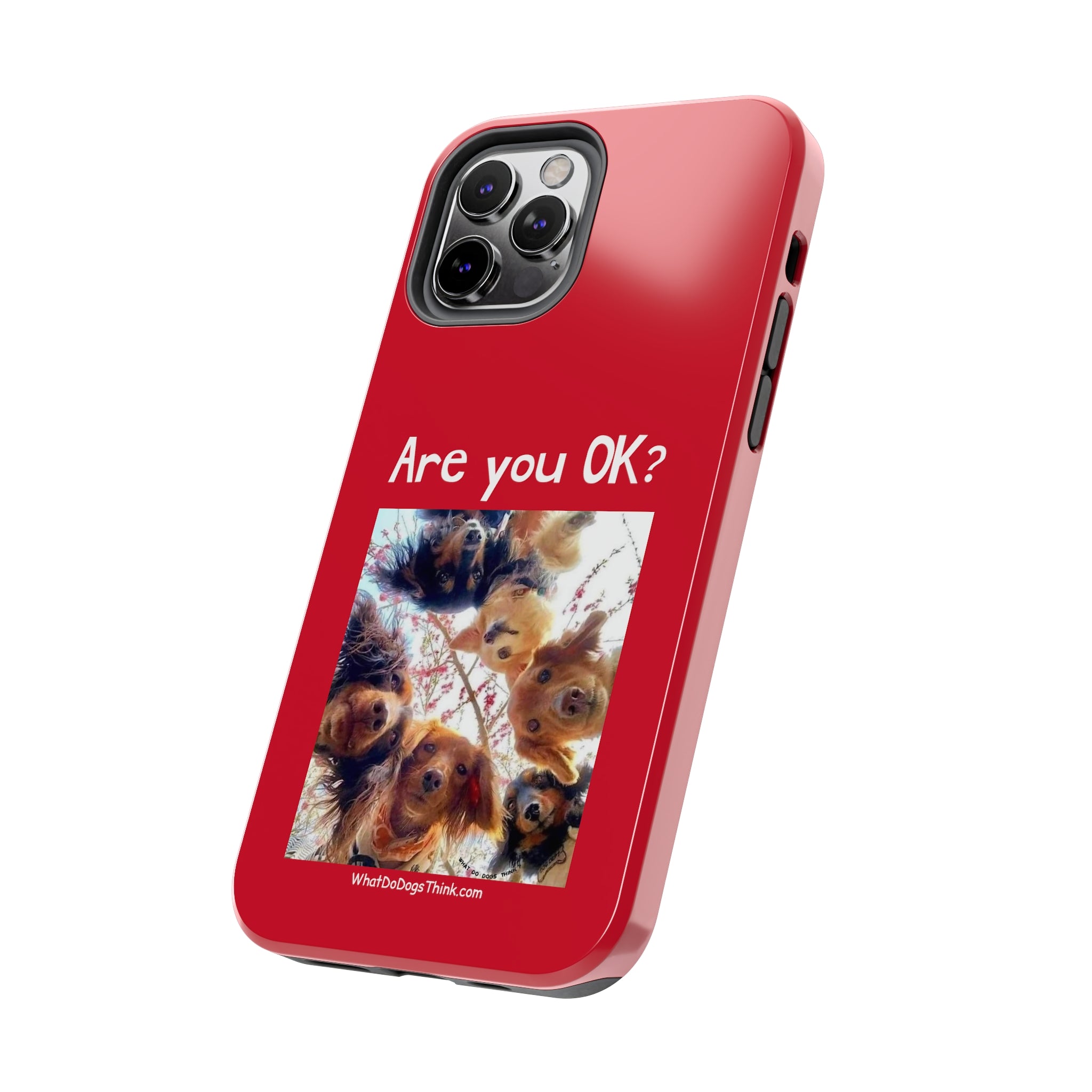 Are you OK? Red Tough Phone Cases