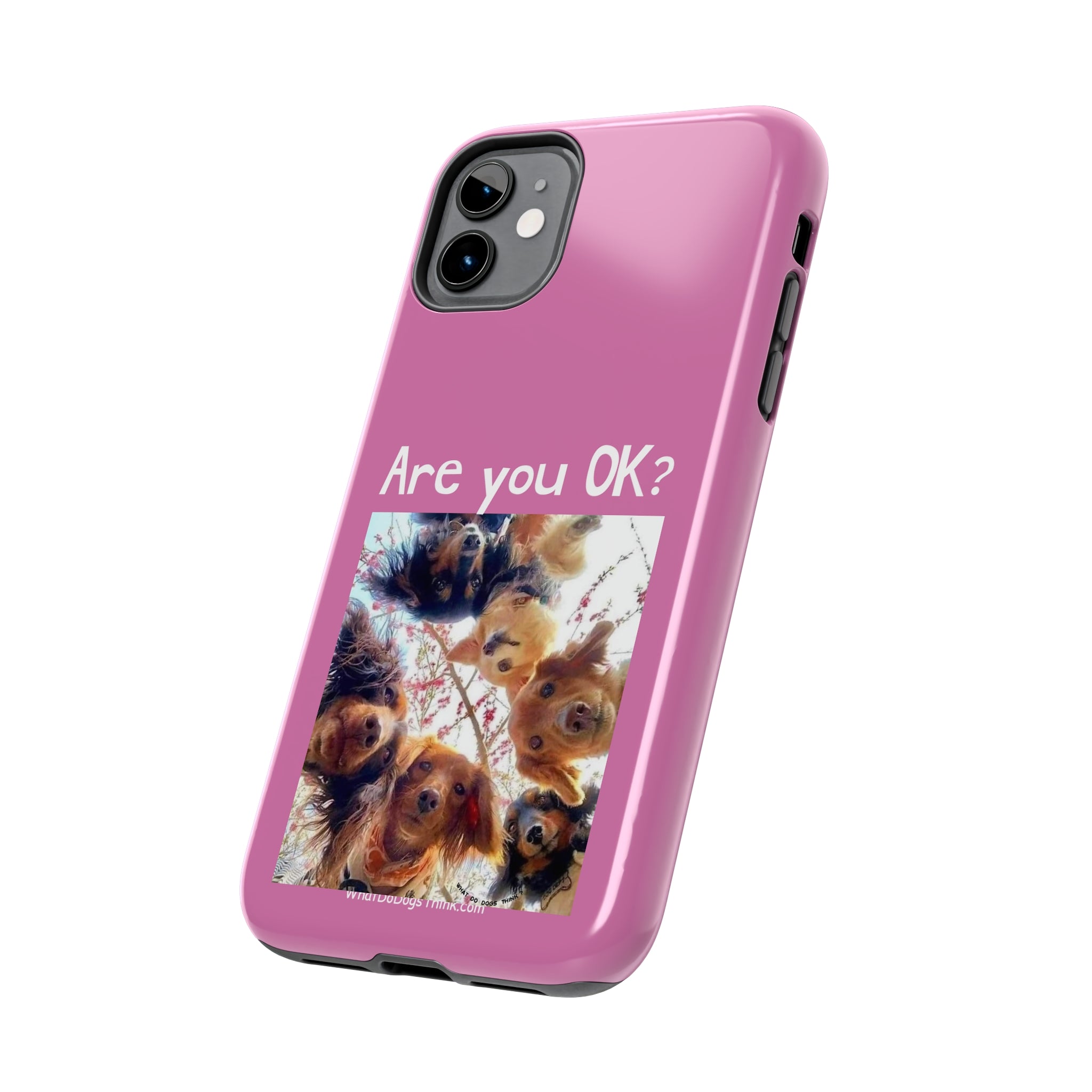 Are you OK? Pink Tough Phone Cases