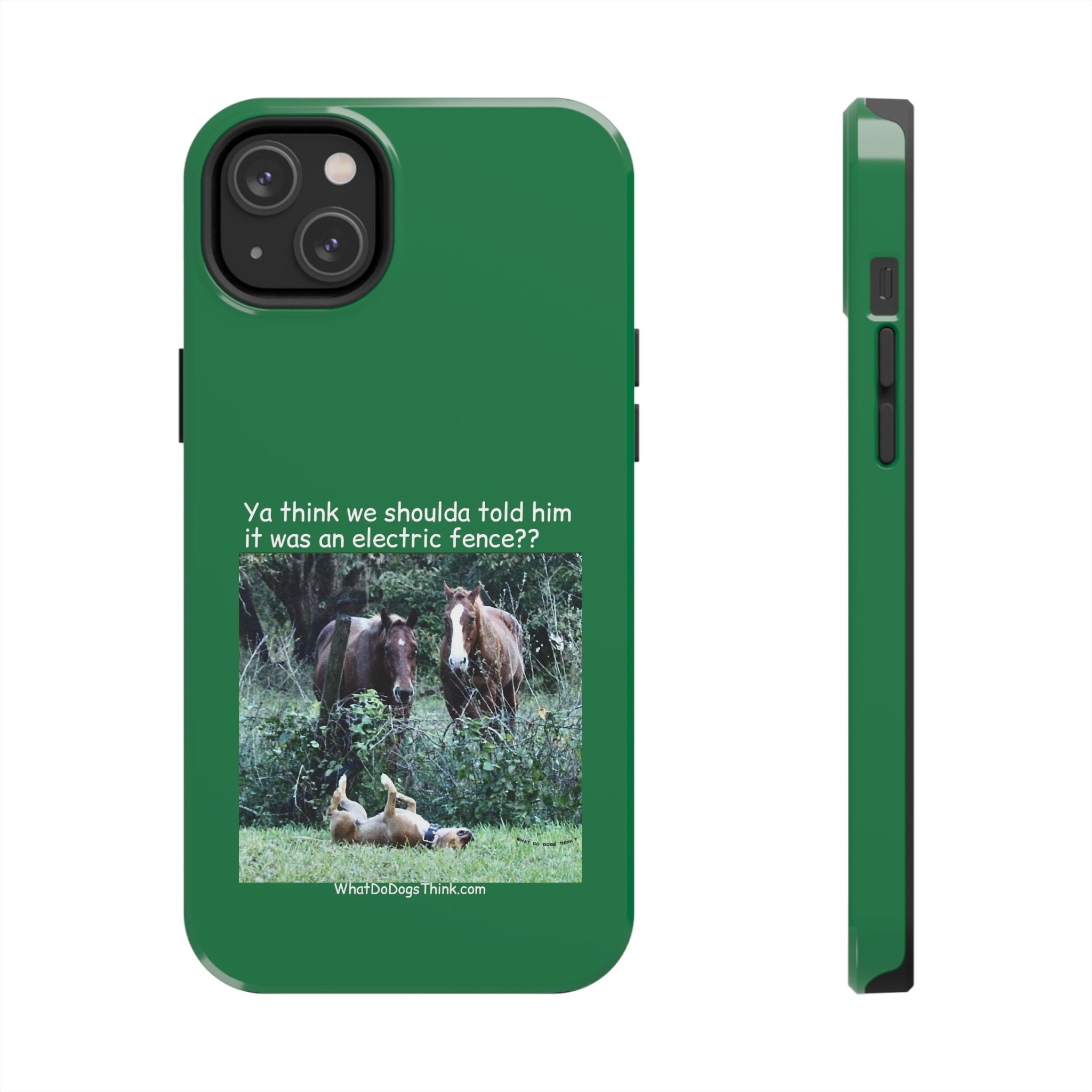 Electric Fence Green Tough Phone Cases