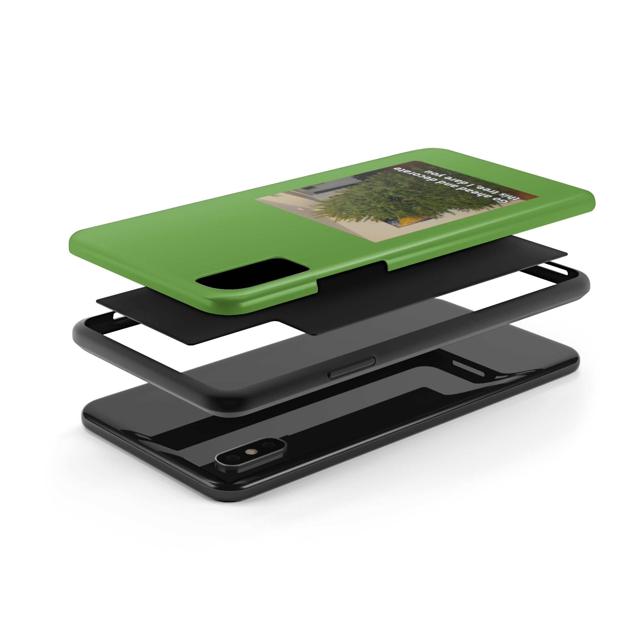 I Dare You Green Tough Phone Cases