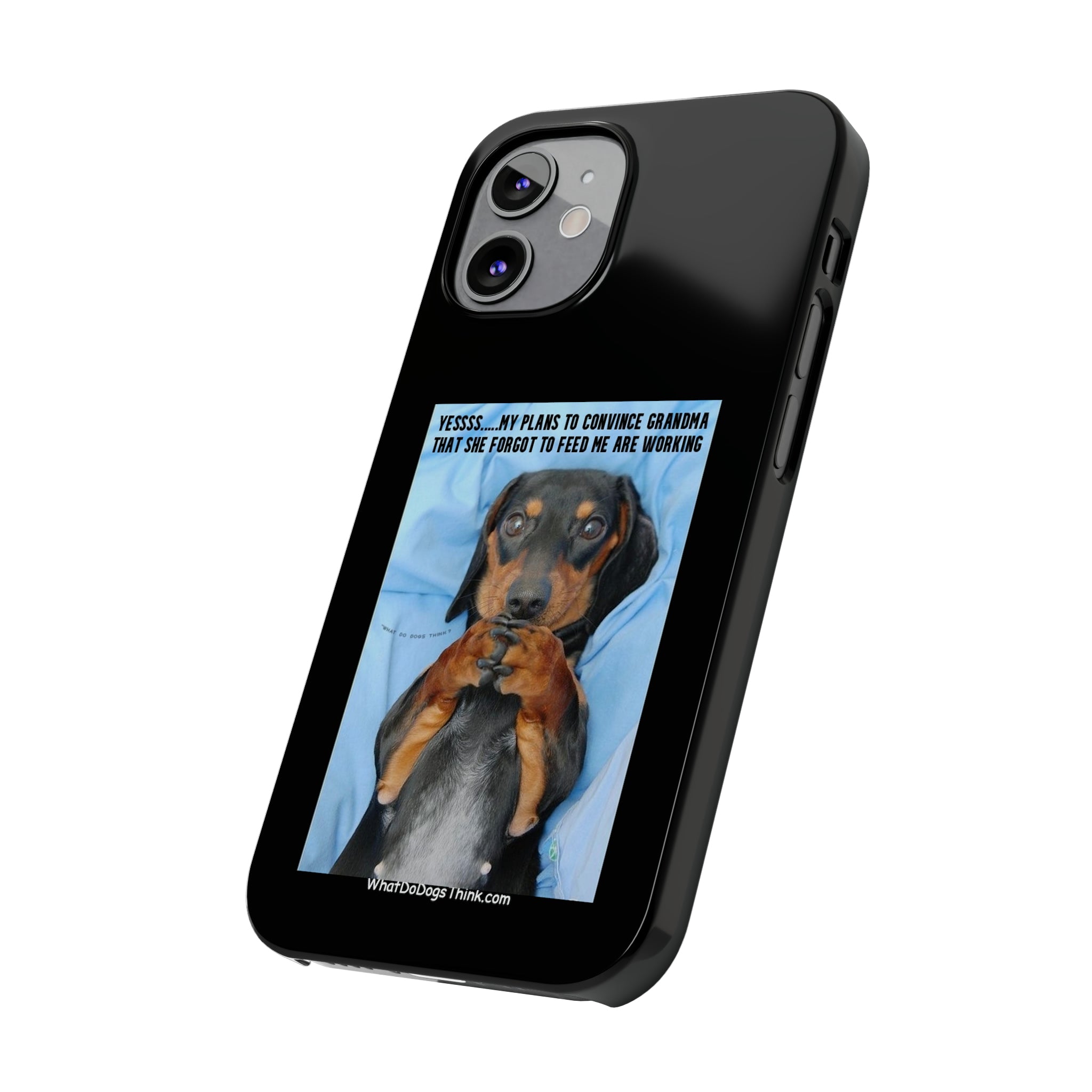 Grandma Black Slim Phone Cases