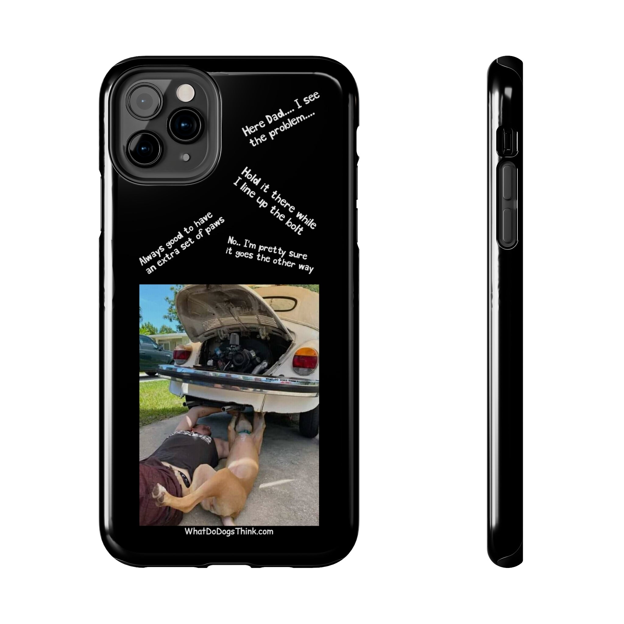 Bug Helper Compilation Black Tough Phone Cases