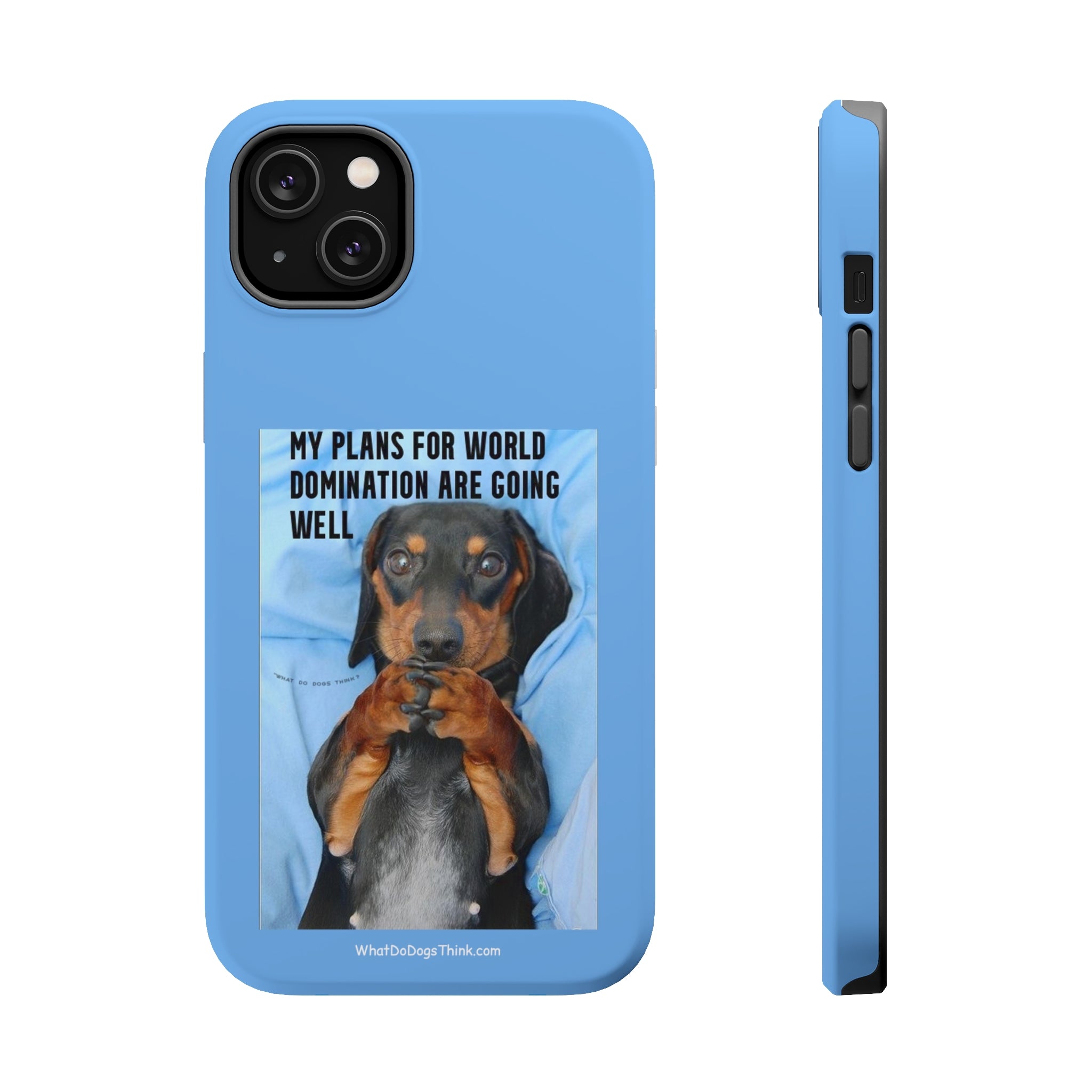 World Domination Blue MagSafe Tough Cases