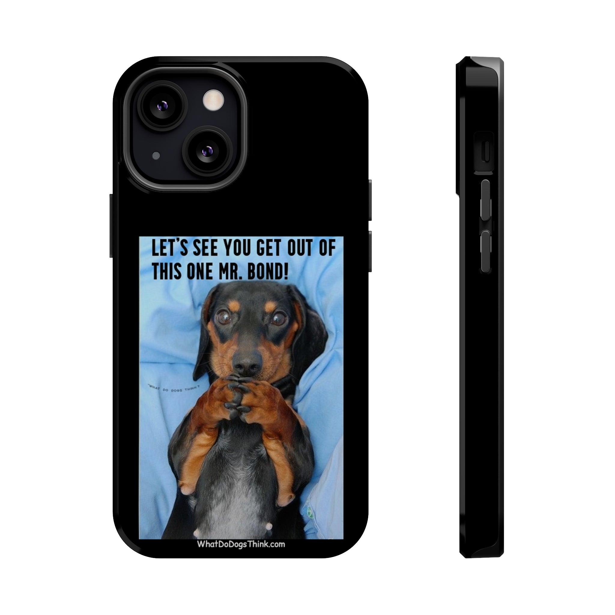 Mr. Bond Black MagSafe Tough Cases