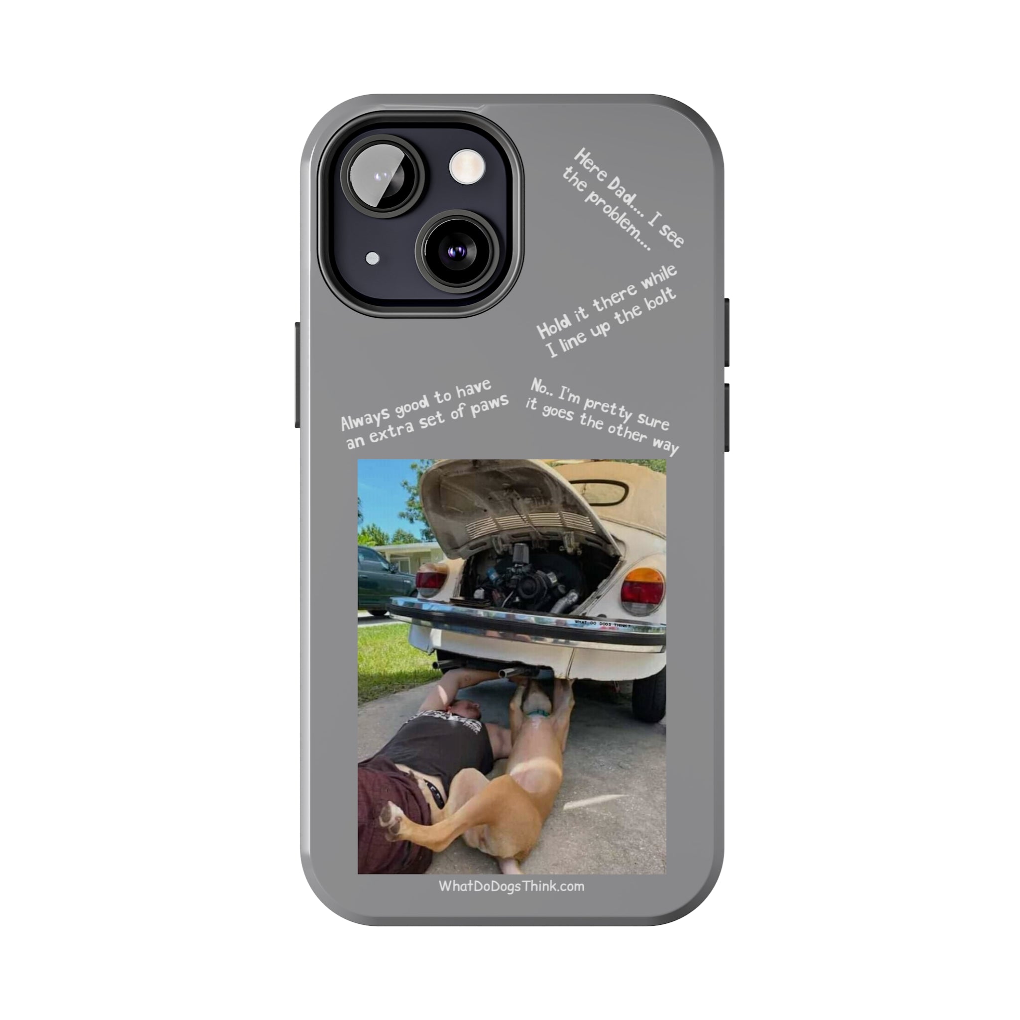 Bug Helper Compilation Grey Tough Phone Cases