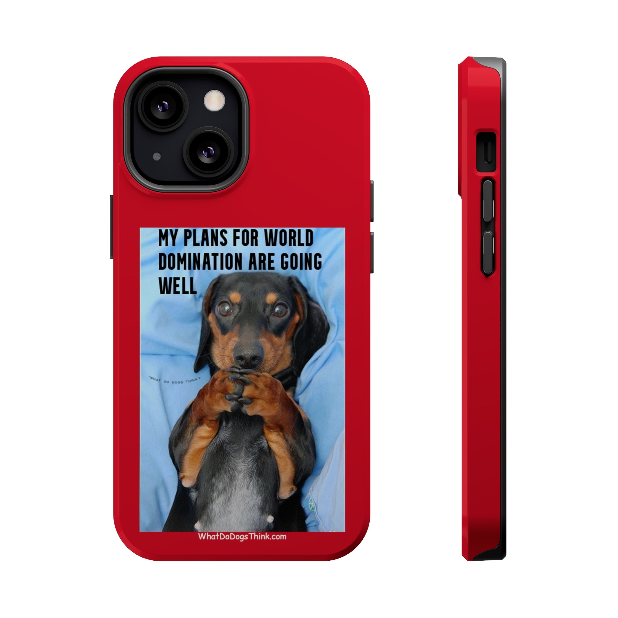 World Domination Red MagSafe Tough Cases