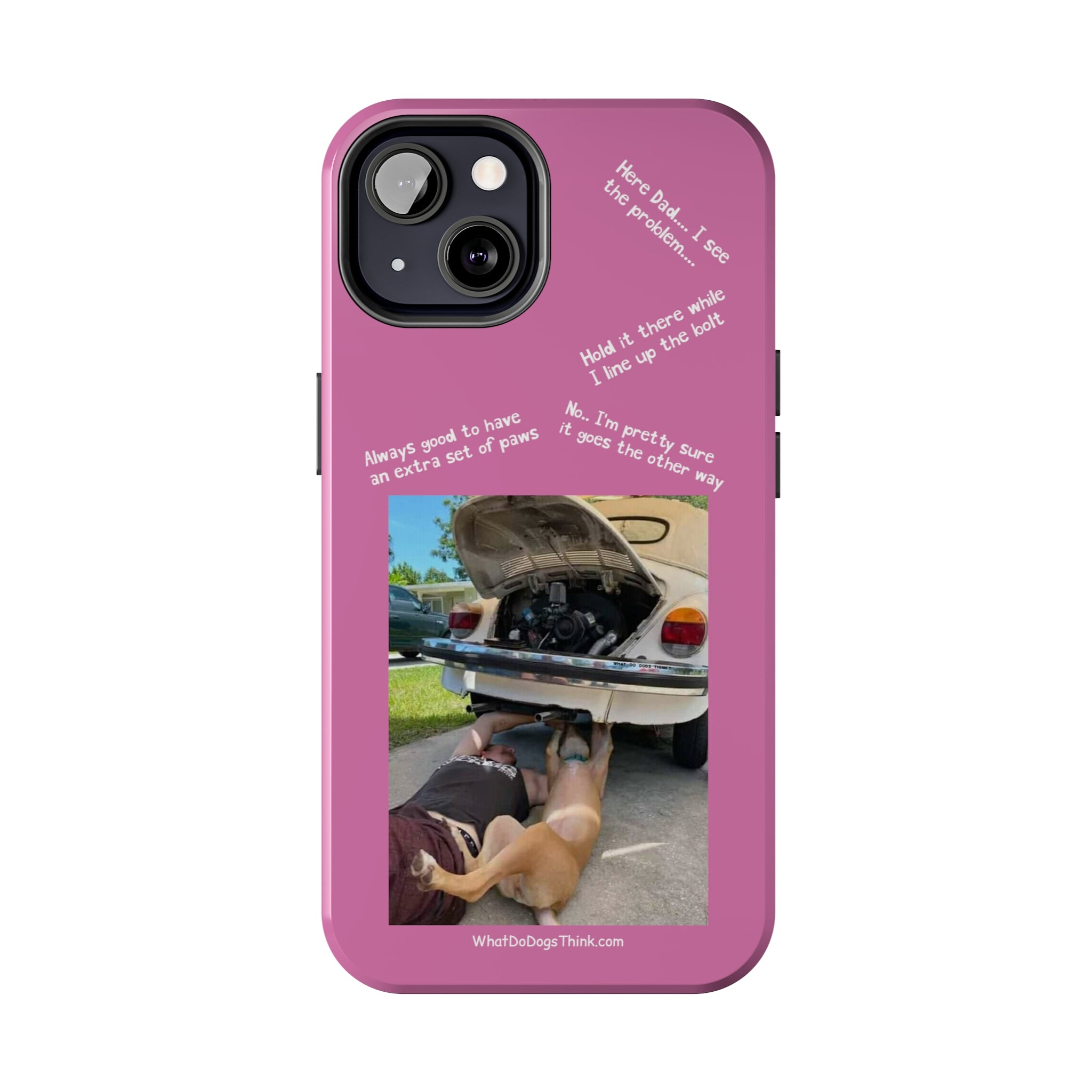 Bug Helper Compilation Pink Tough Phone Cases