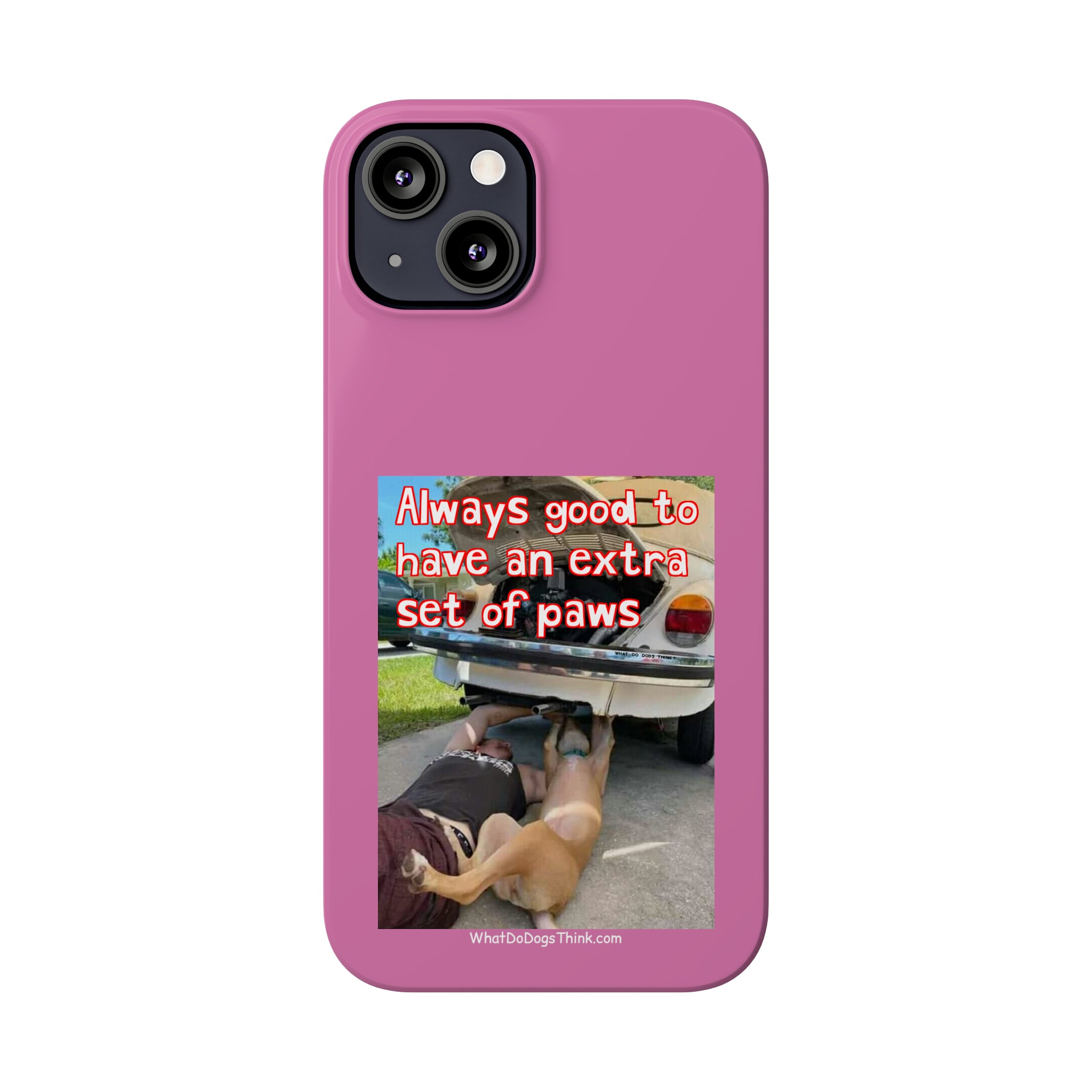 Extra Paws Pink Slim Phone Case