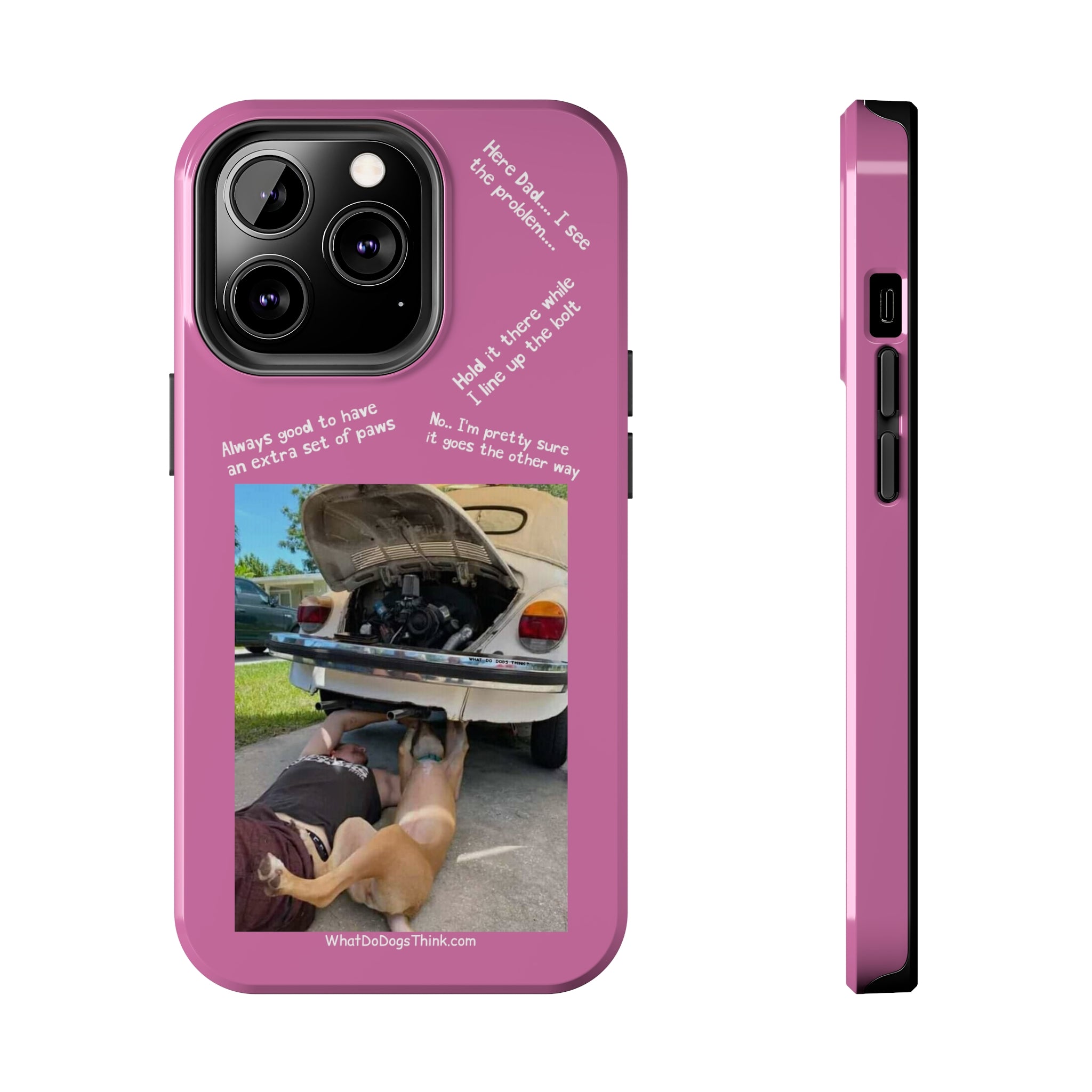 Bug Helper Compilation Pink Tough Phone Cases