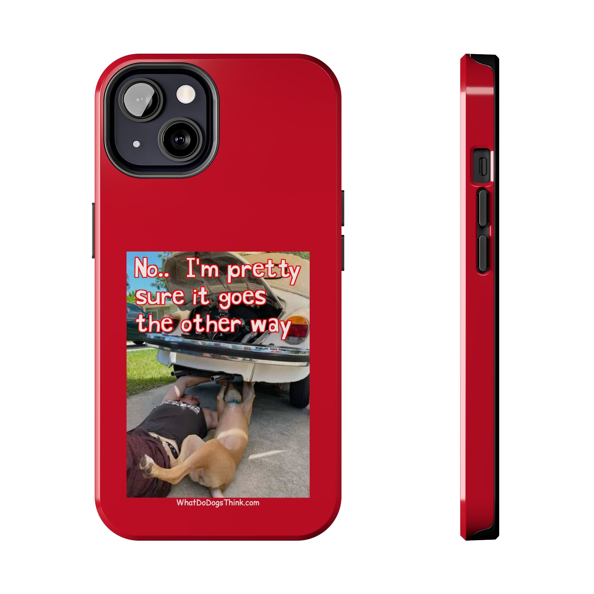 Other Way Red Tough Phone Cases