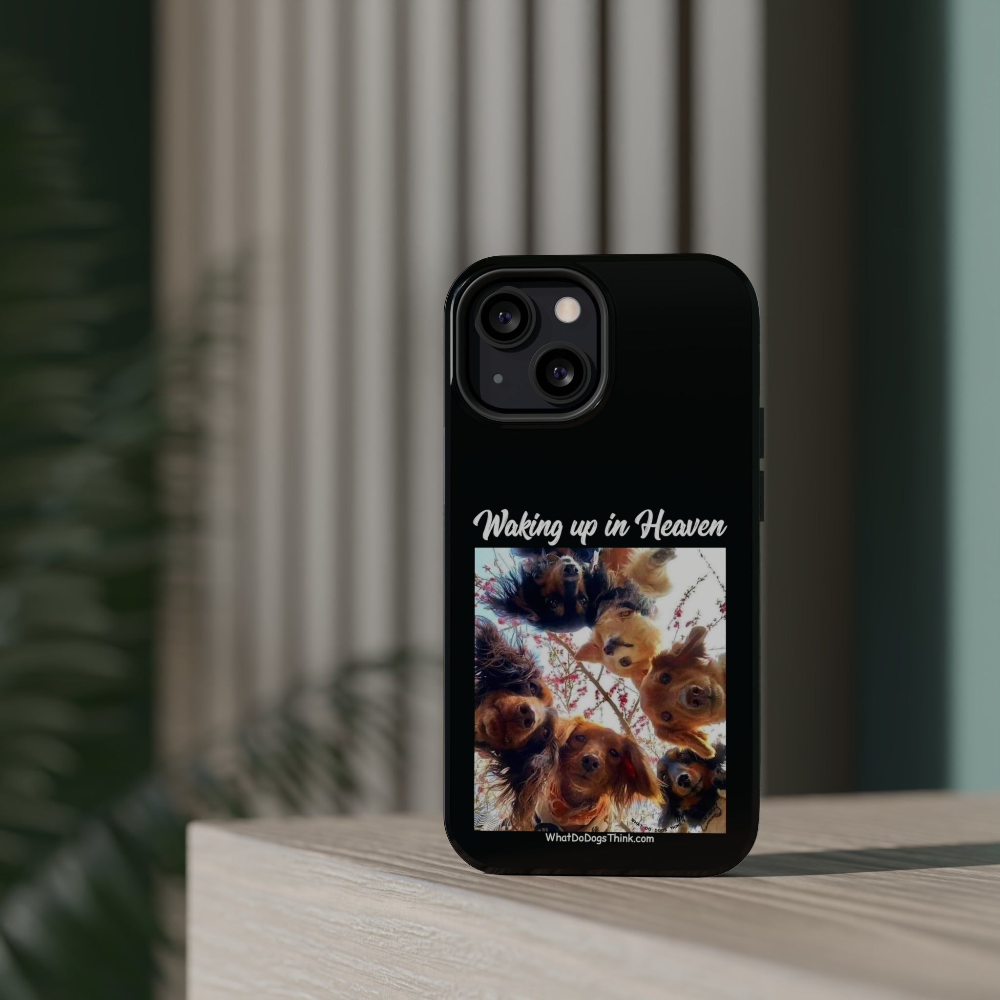 Waking Up In Heaven Black MagSafe Tough Cases