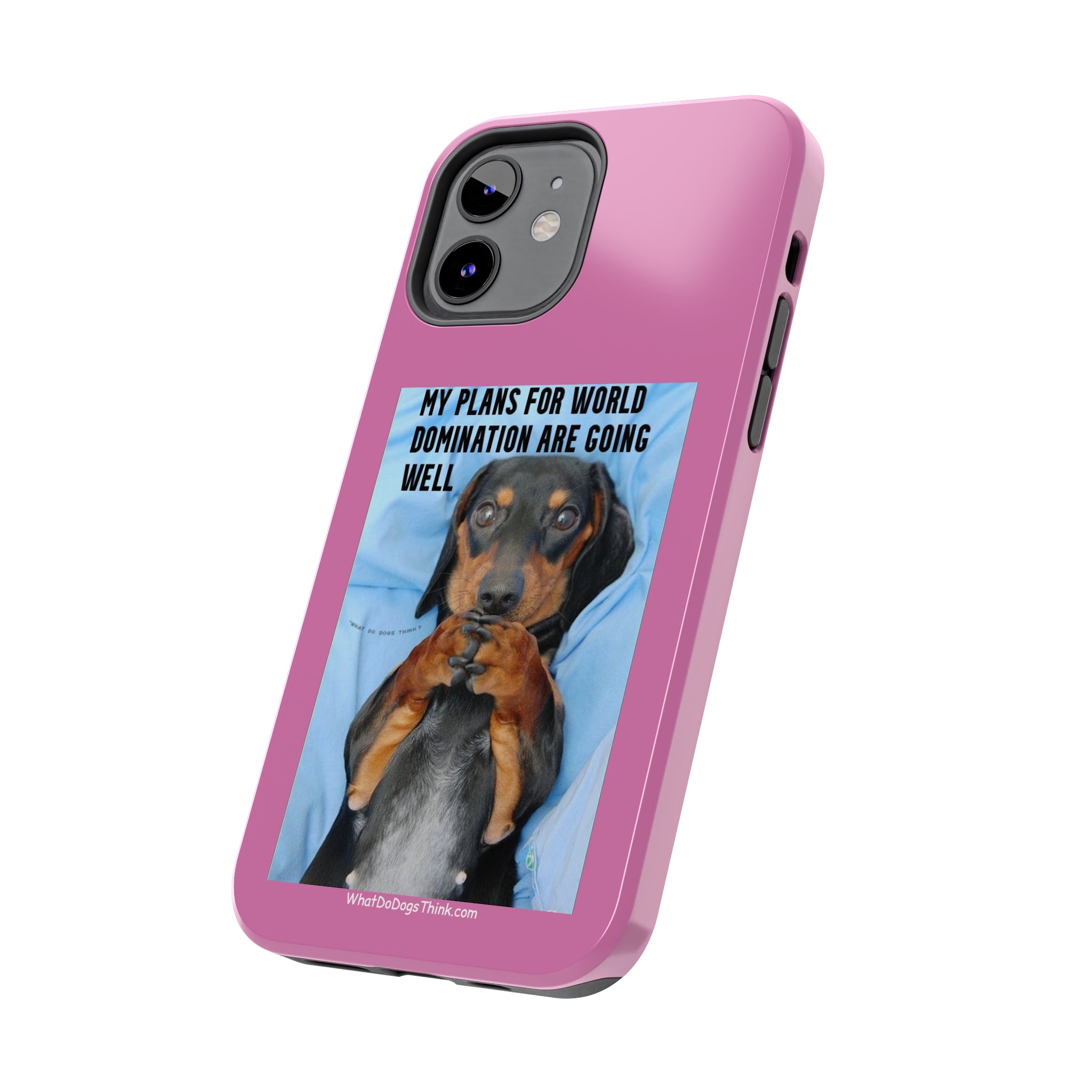 World Domination Pink Tough Phone Cases