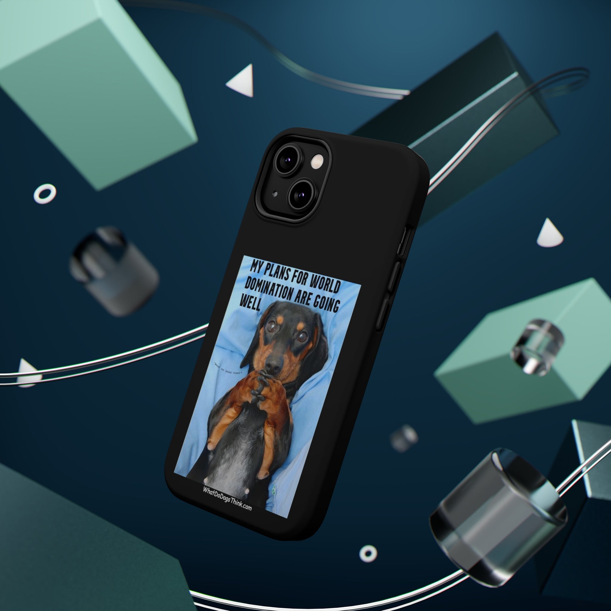 World Domination Black MagSafe Tough Cases