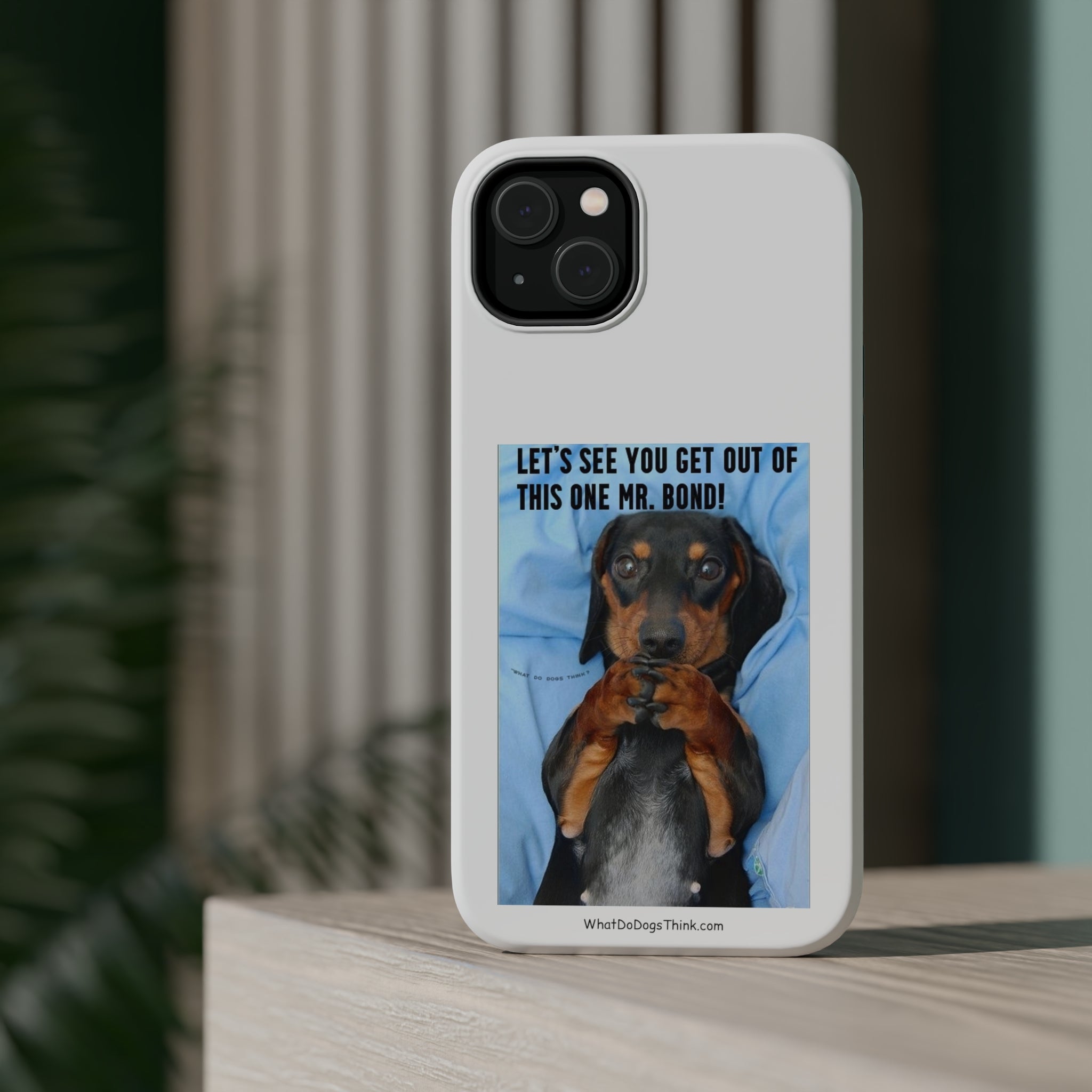 Mr. Bond White MagSafe Tough Cases