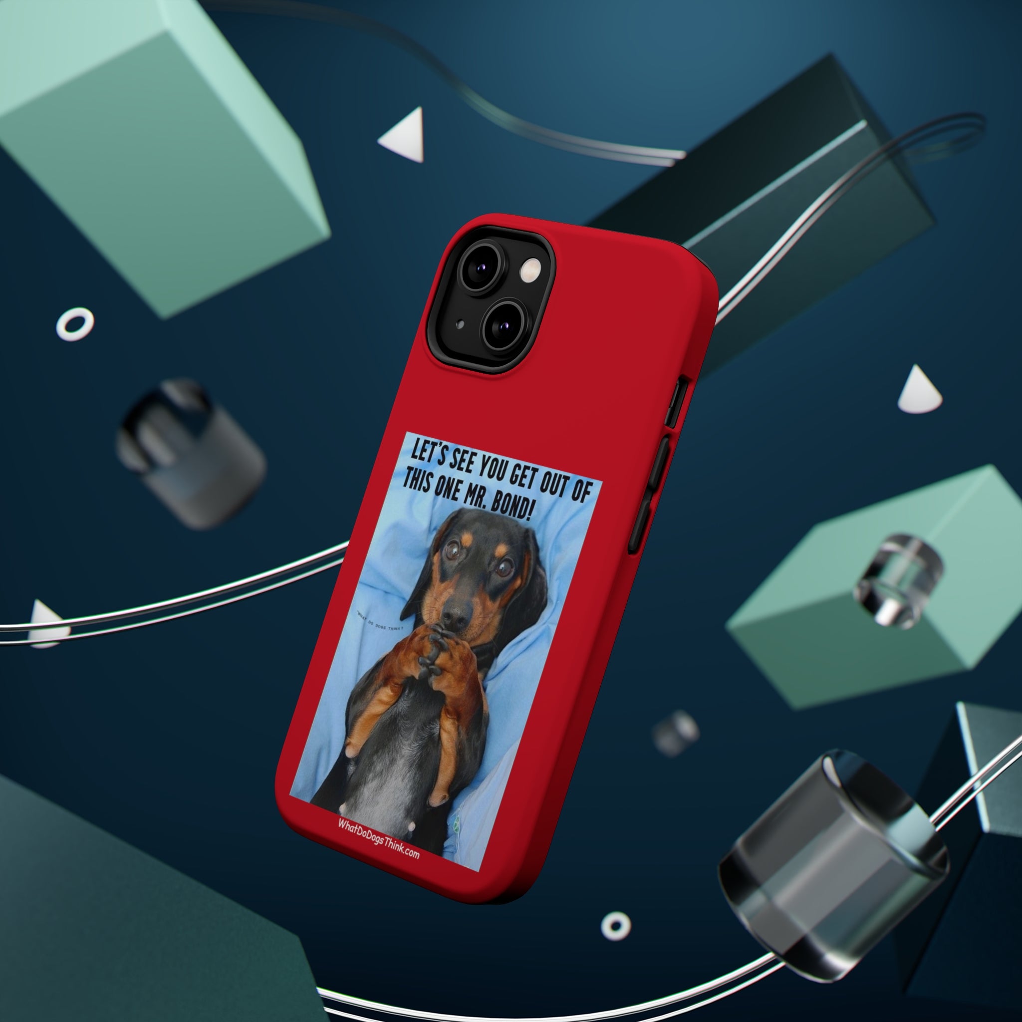 Mr. Bond Red MagSafe Tough Cases