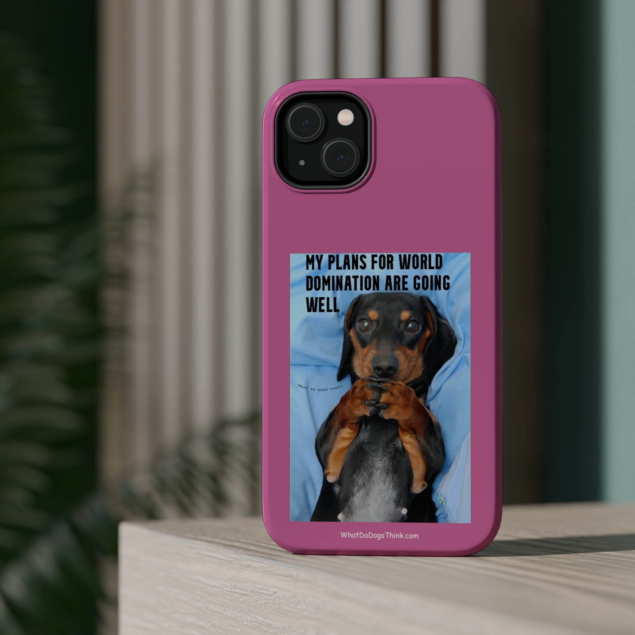 World Domination Pink MagSafe Tough Cases