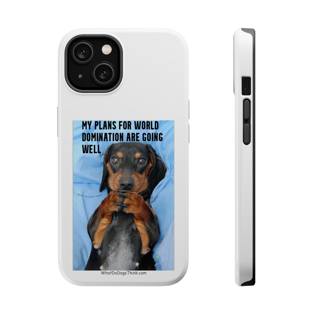 World Domination White MagSafe Tough Cases