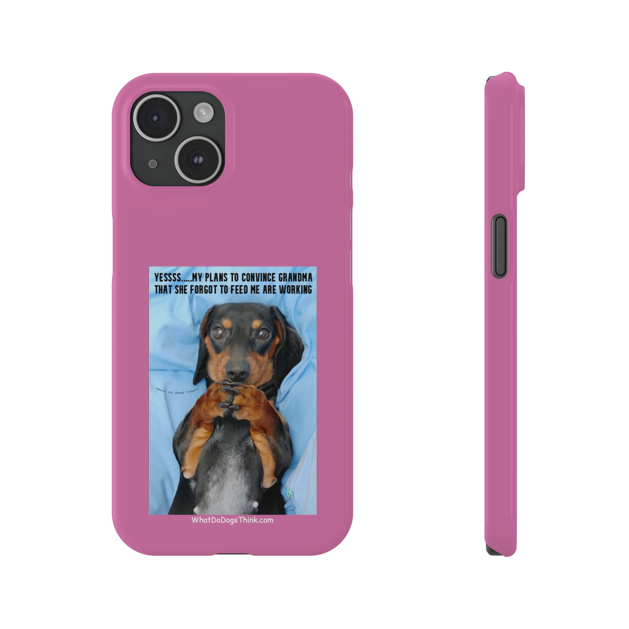 Grandma Pink Slim Phone Cases