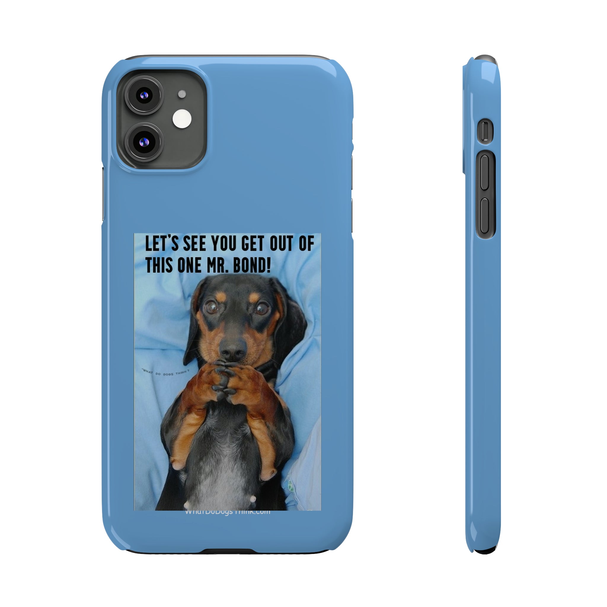 Mr. Bond Blue Slim Phone Cases