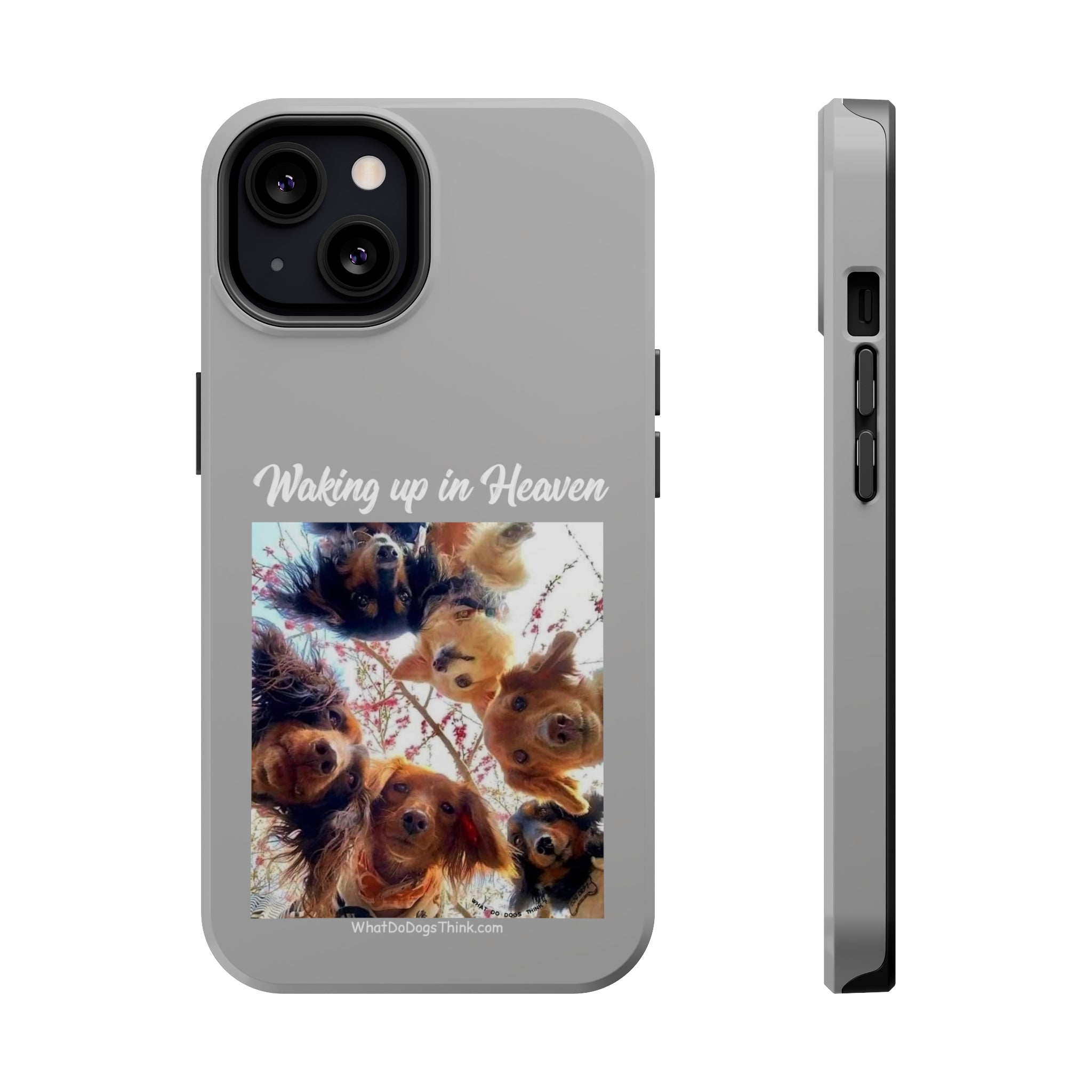 Waking Up In Heaven Gray MagSafe Tough Cases