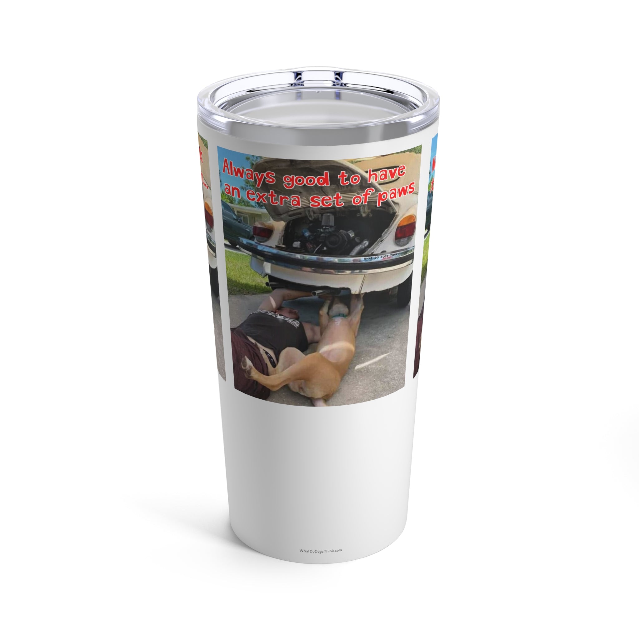 VW Helper White Tumbler 20oz