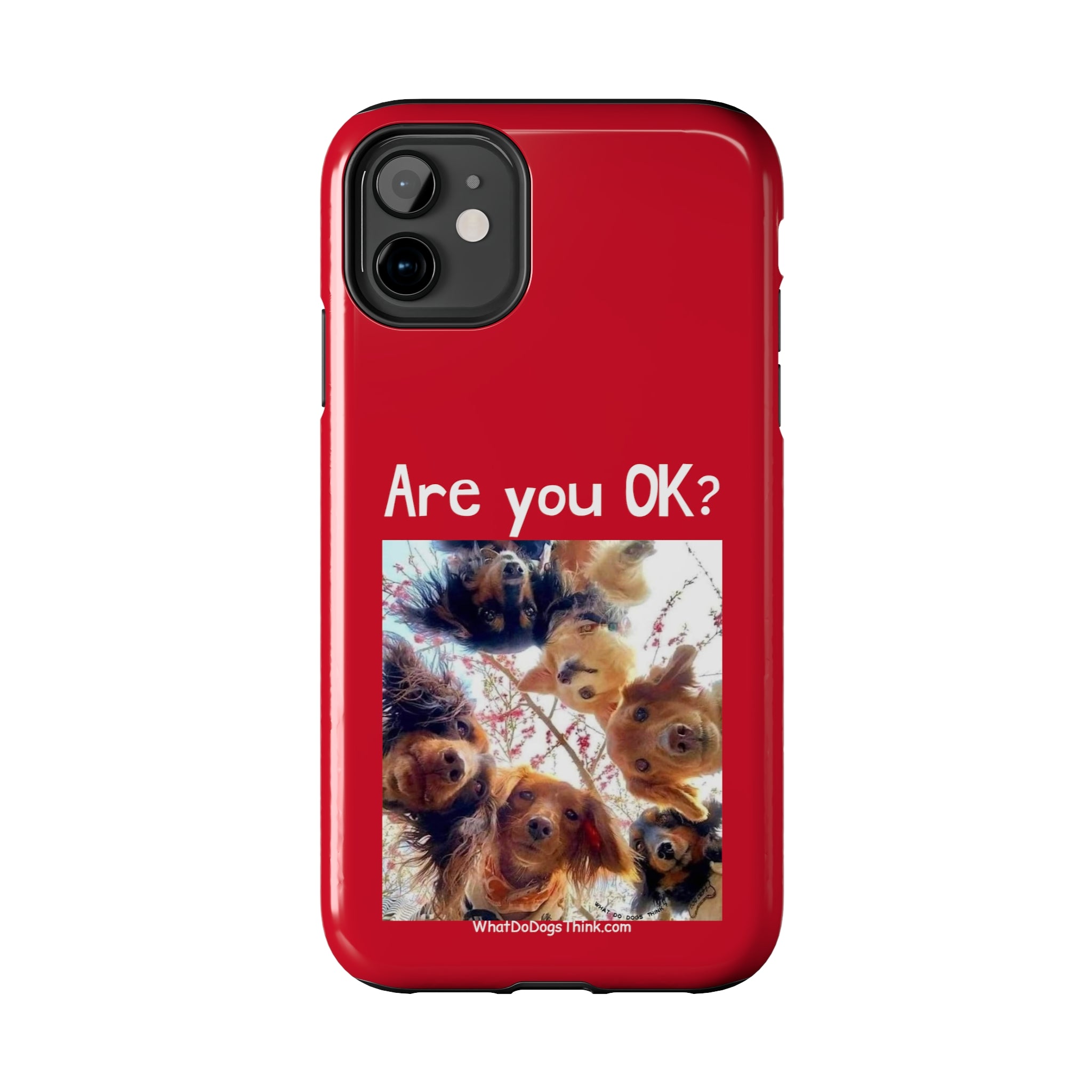 Are you OK? Red Tough Phone Cases