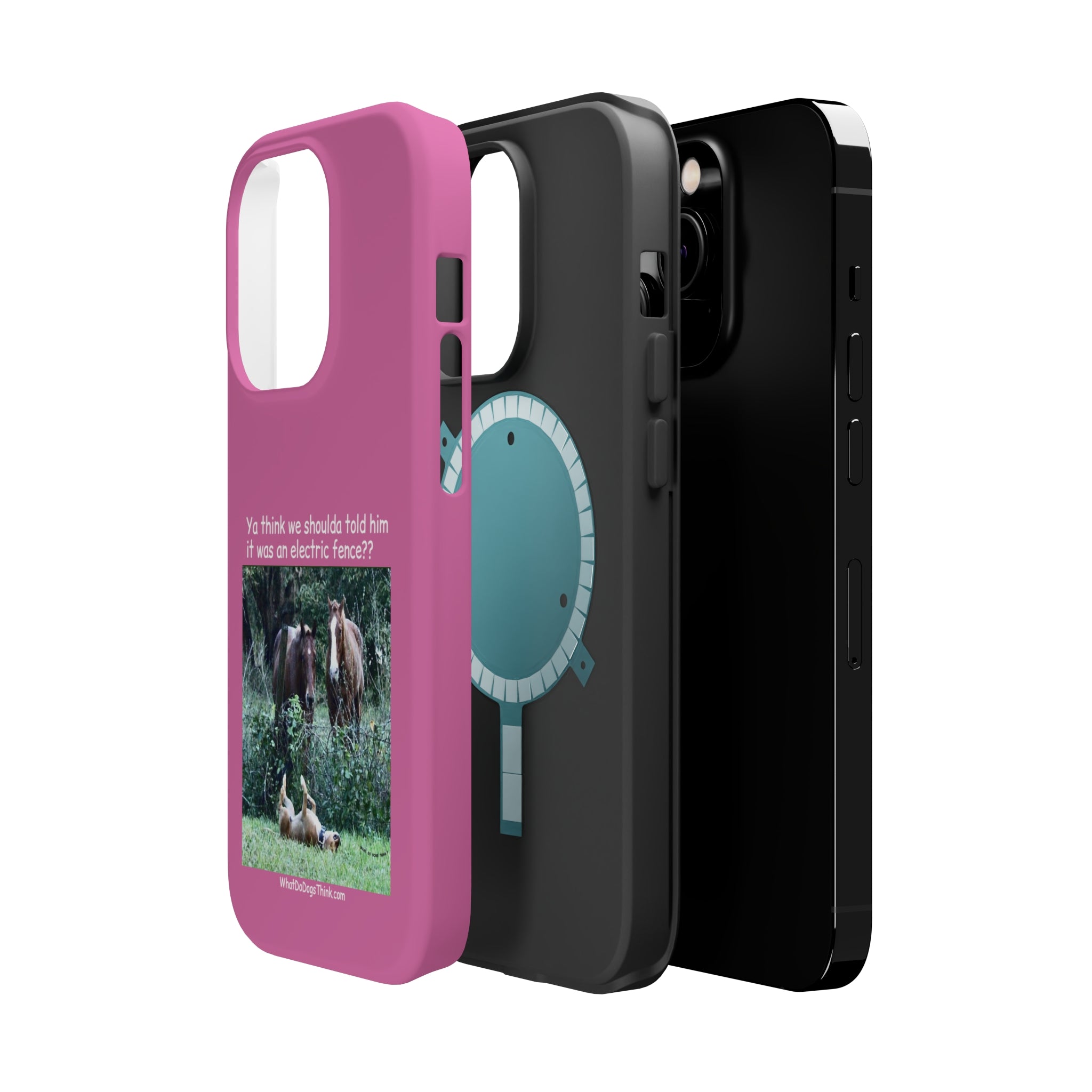 Electric Fence Pink MagSafe Tough Cases