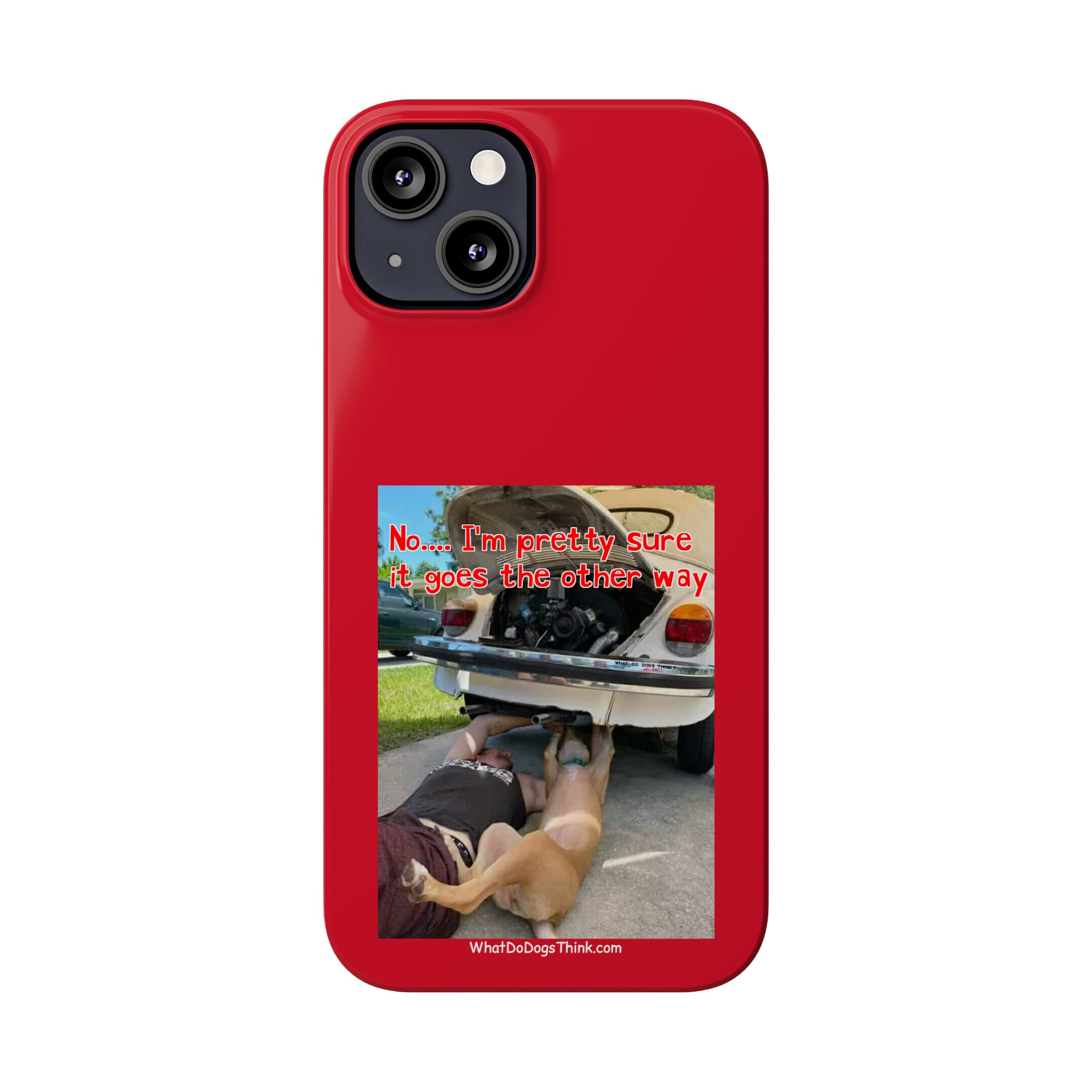 Other Way Red Slim Phone Cases