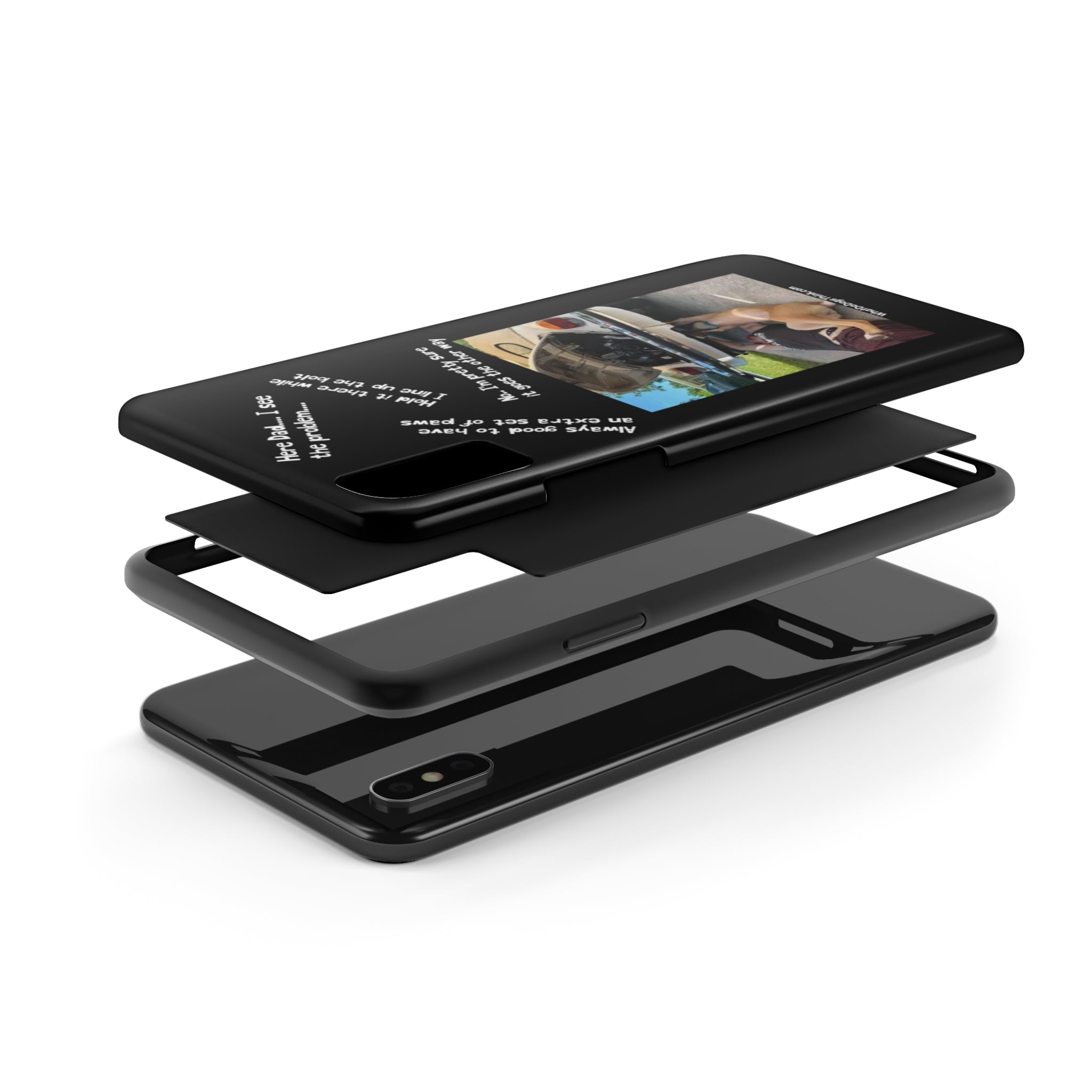 Bug Helper Compilation Black Tough Phone Cases