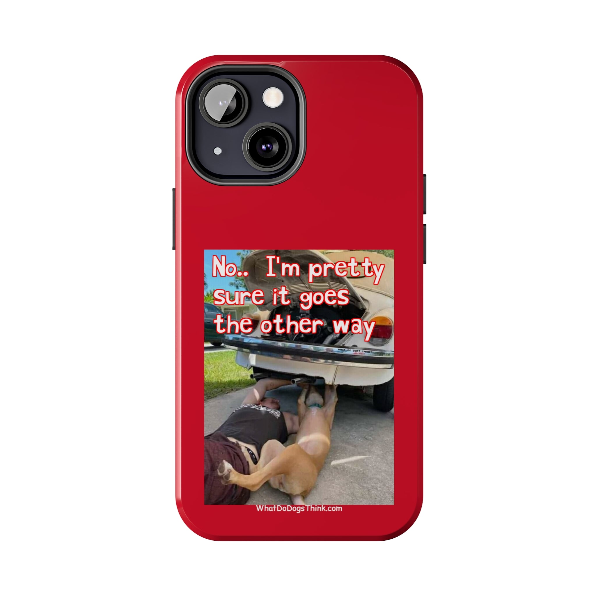 Other Way Red Tough Phone Cases
