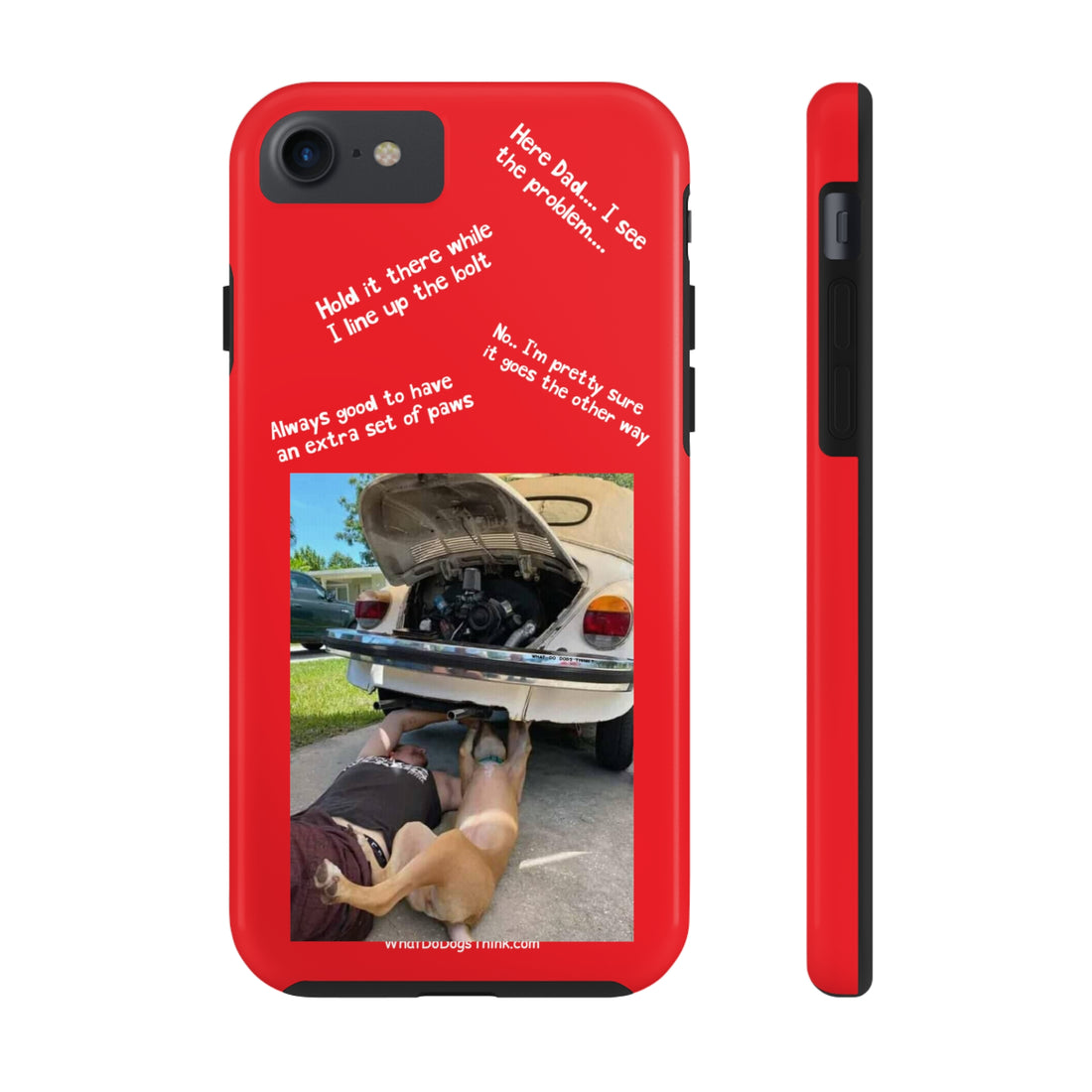Bug Helper Compilation Red Tough Phone Cases