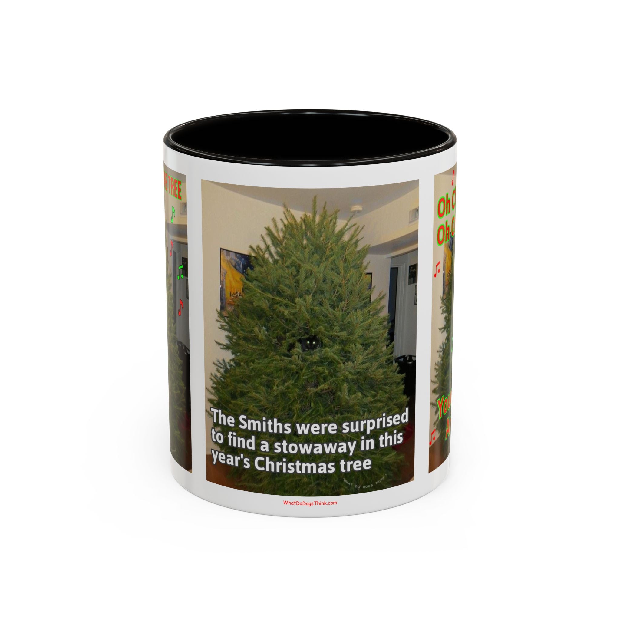 Christmas Tree Cat Mug