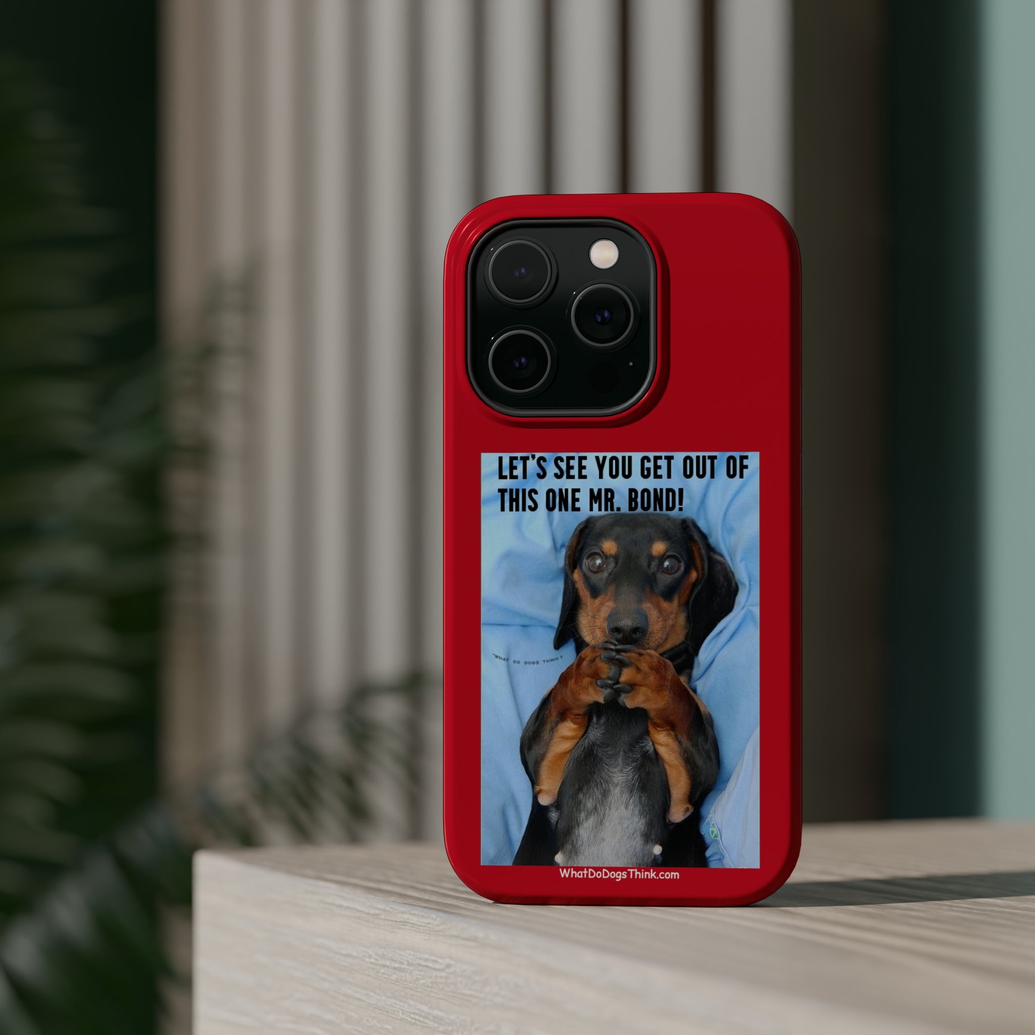 Mr. Bond Red MagSafe Tough Cases