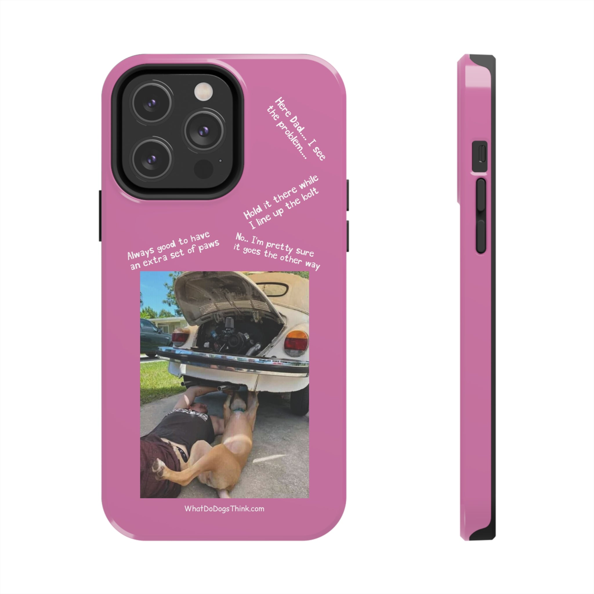 Bug Helper Compilation Pink Tough Phone Cases