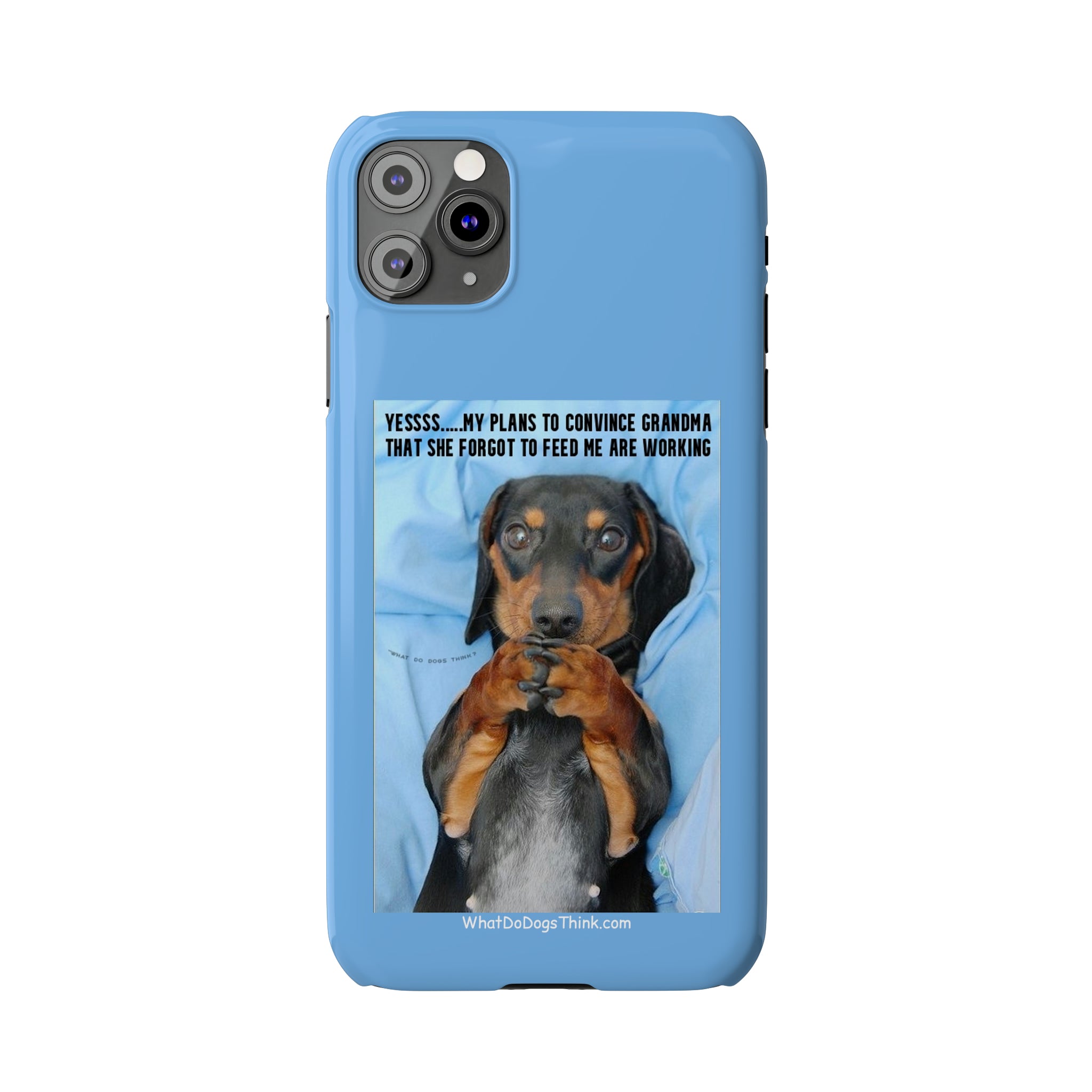 Grandma Blue Slim Phone Cases