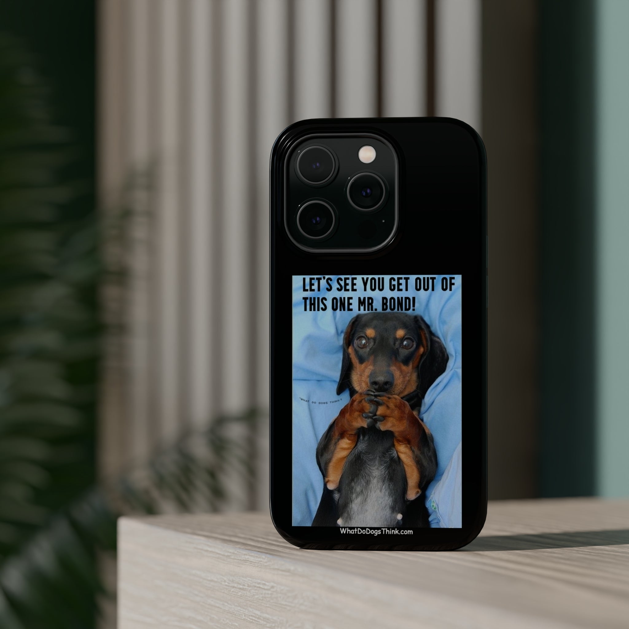 Mr. Bond Black MagSafe Tough Cases