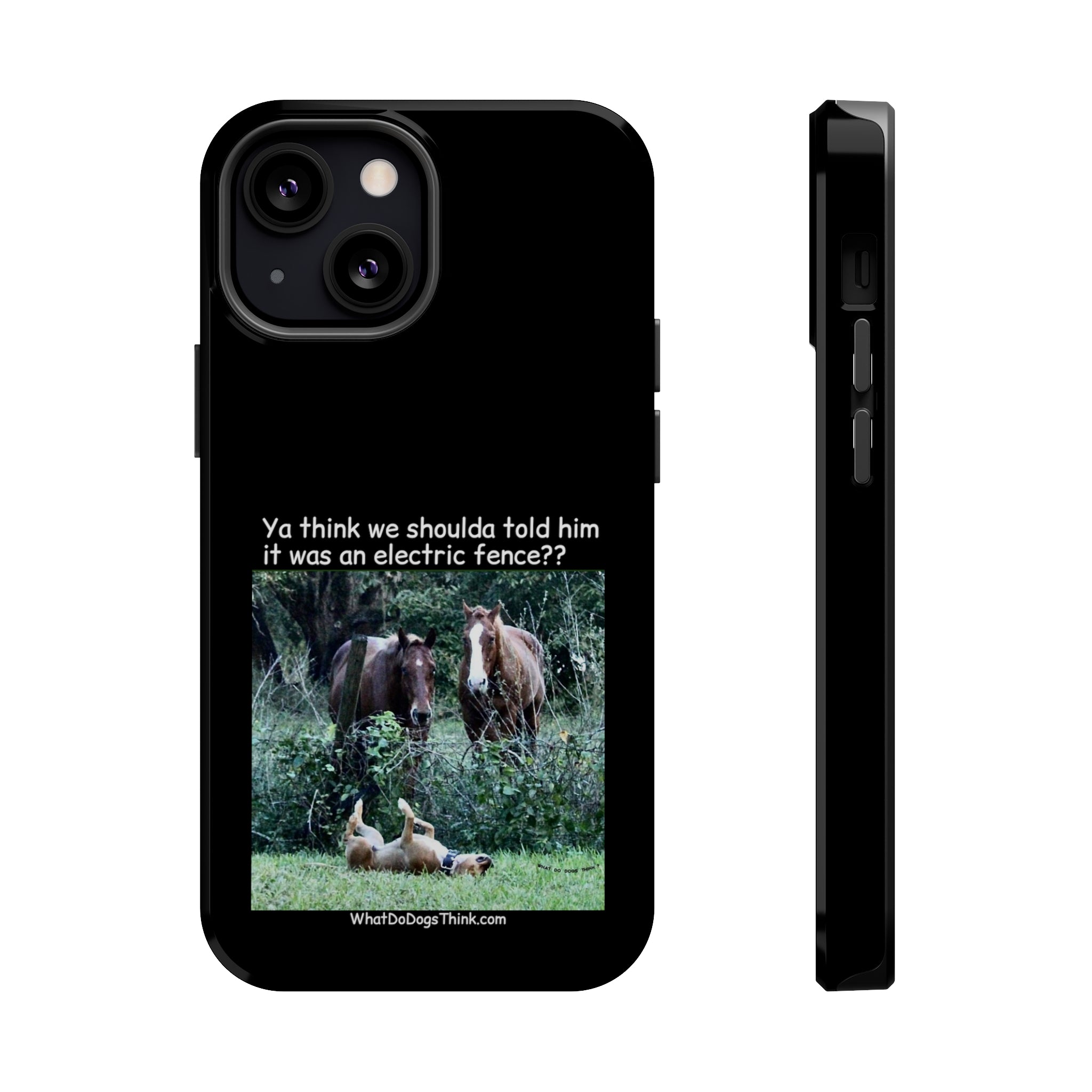 Electric Fence Black MagSafe Tough Cases