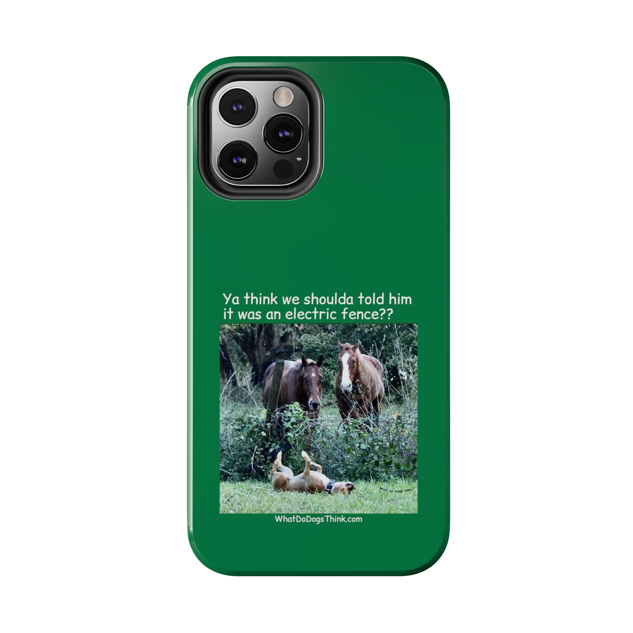 Electric Fence Green Tough Phone Cases