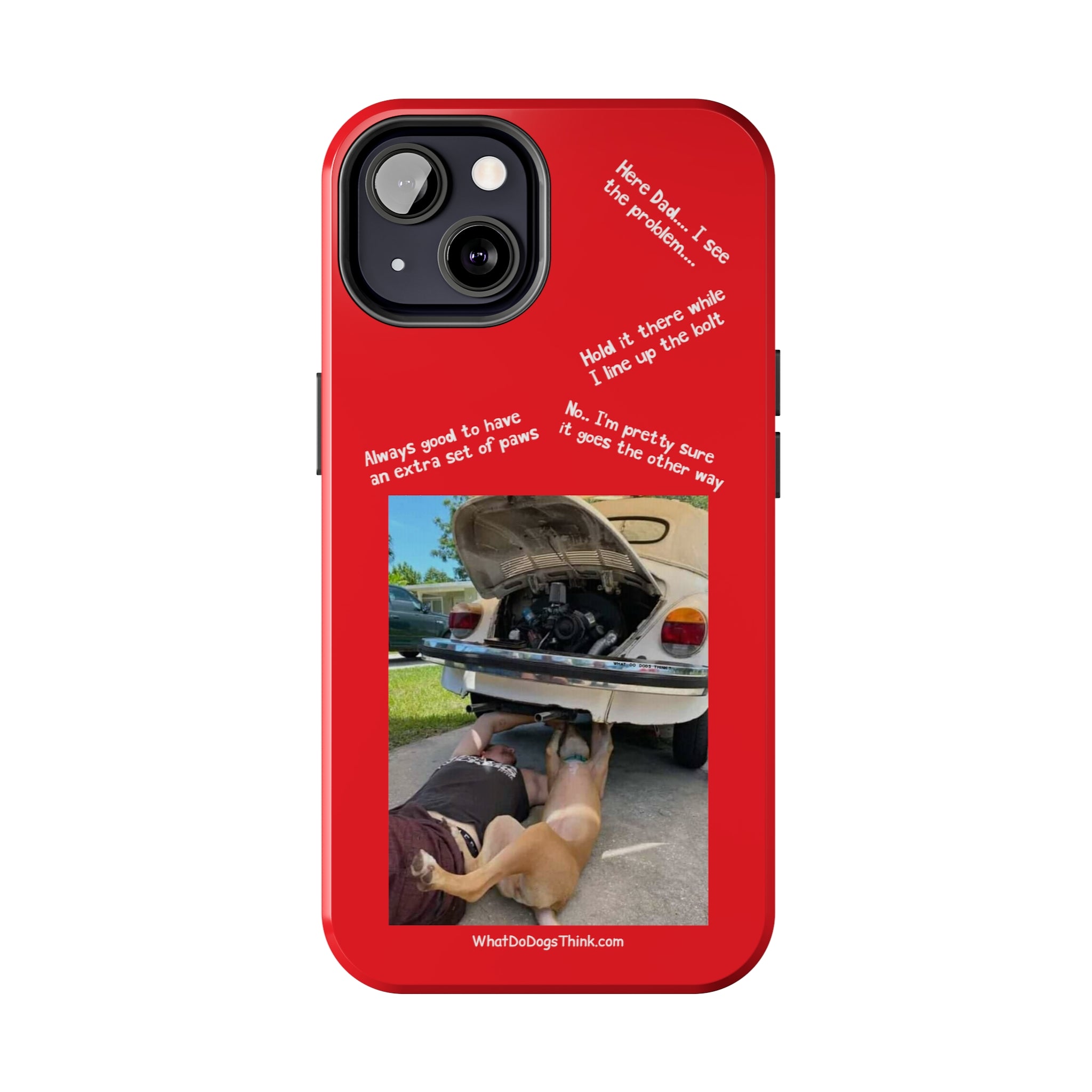 Bug Helper Compilation Red Tough Phone Cases