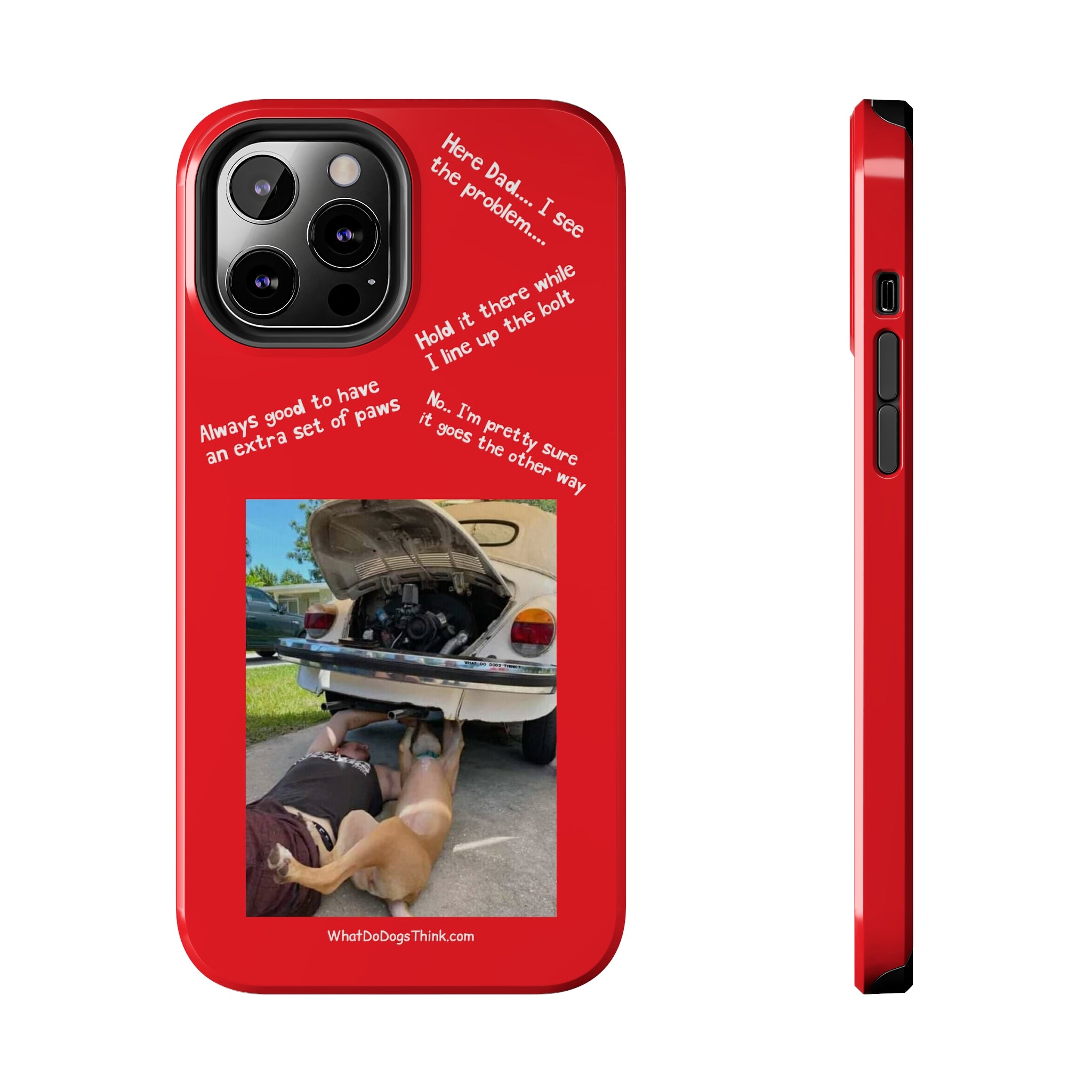 Bug Helper Compilation Red Tough Phone Cases